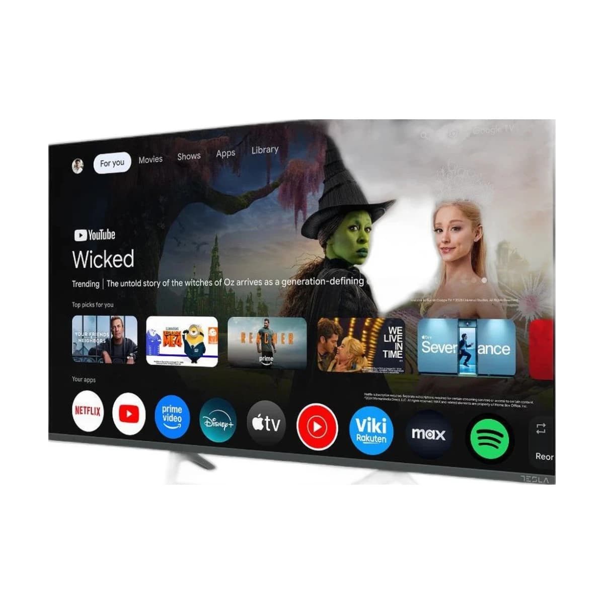 TESLA TV QLED Q40E665GFS FHD Powered by Google TV HDR HLG Box zvucnici 2x10W