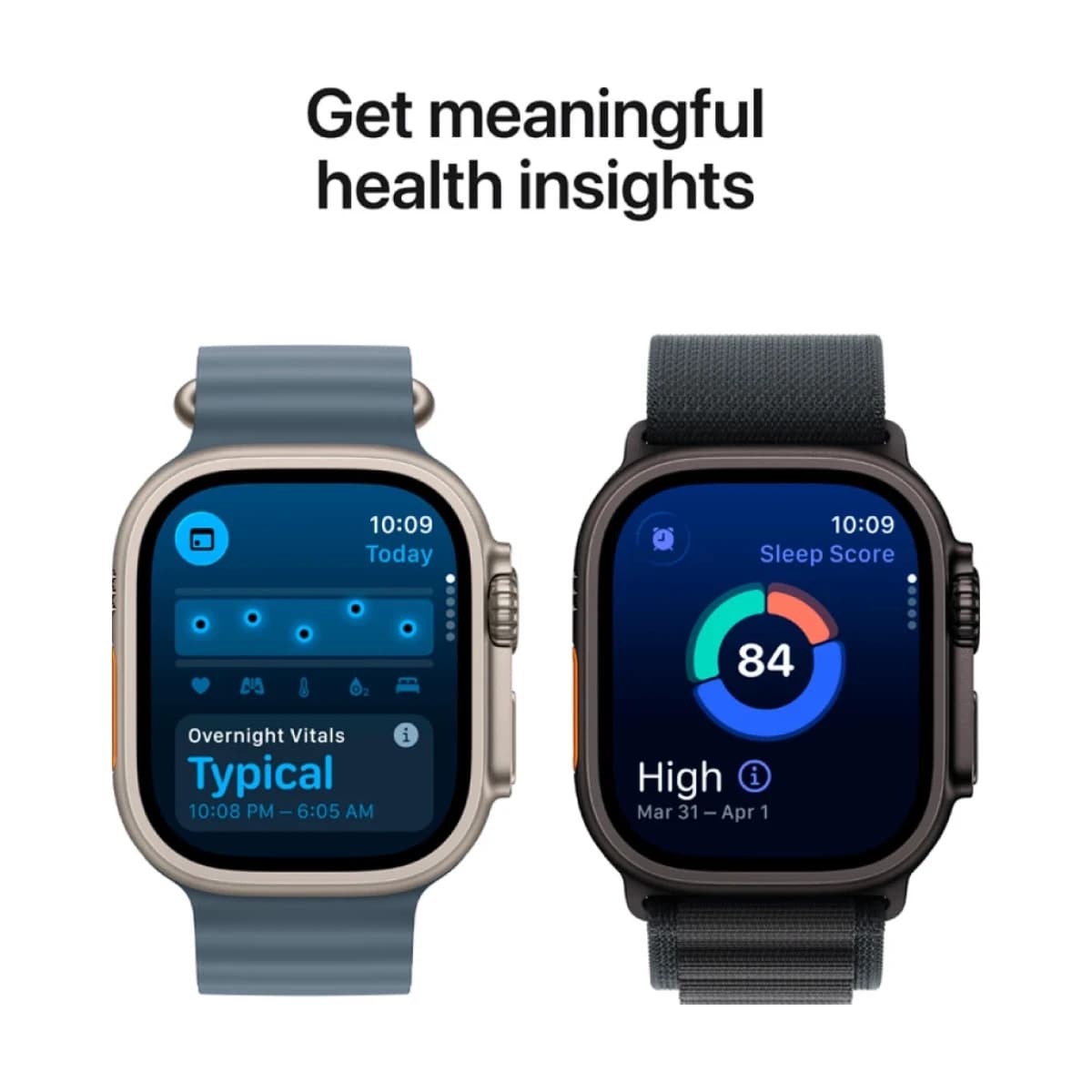 Apple Watch Ultra 3 Cellular 49mm Black Titanium Case with Black/Charcoal Trail Loop - M/L