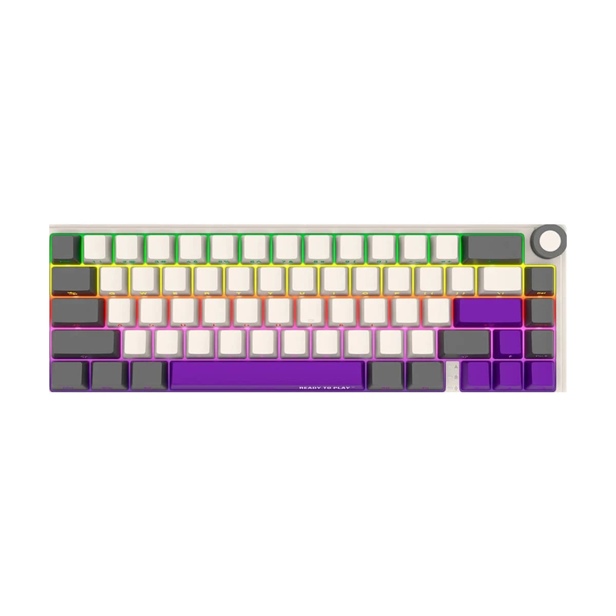 LORGAR KBP70MW, Wireless 65% Mechanical Gaming Keyboard Pro, Beige, EN layout