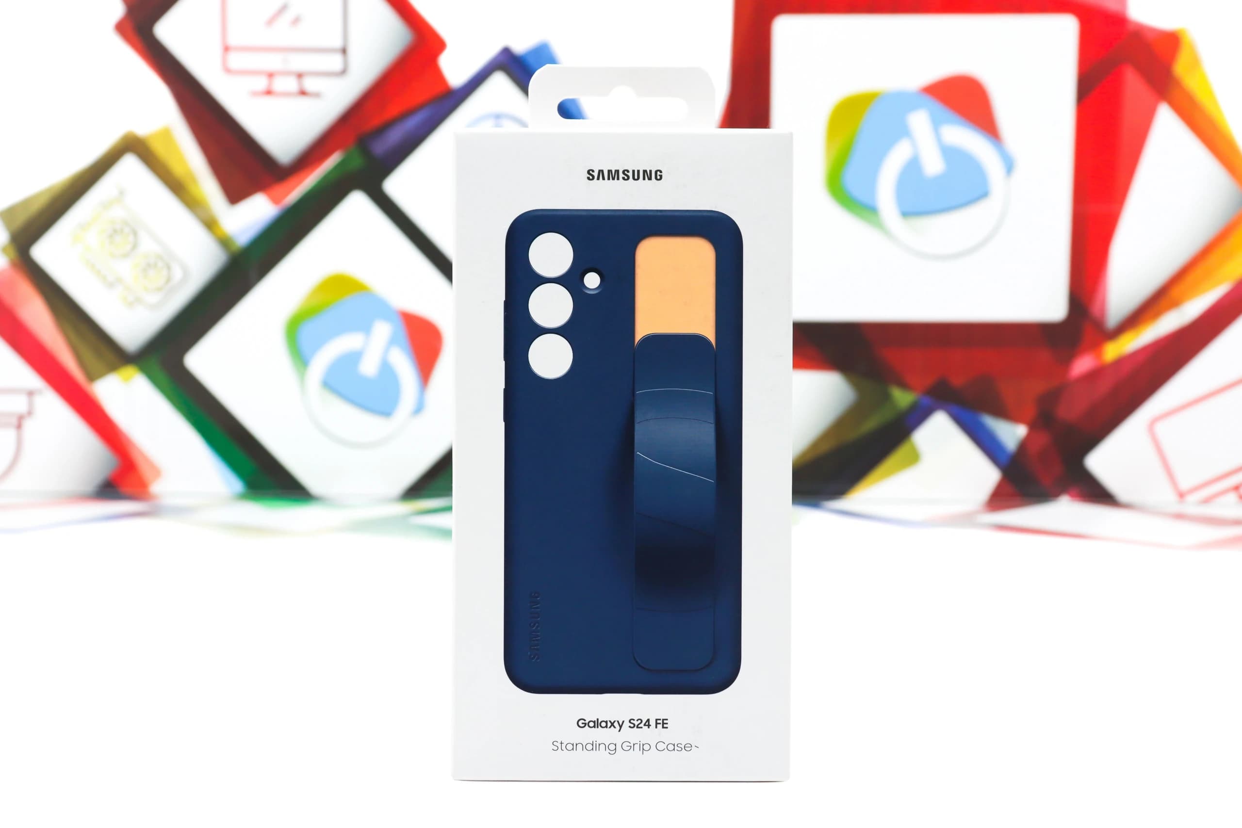 Maskica s držačem Galaxy S24 FE tamno plava