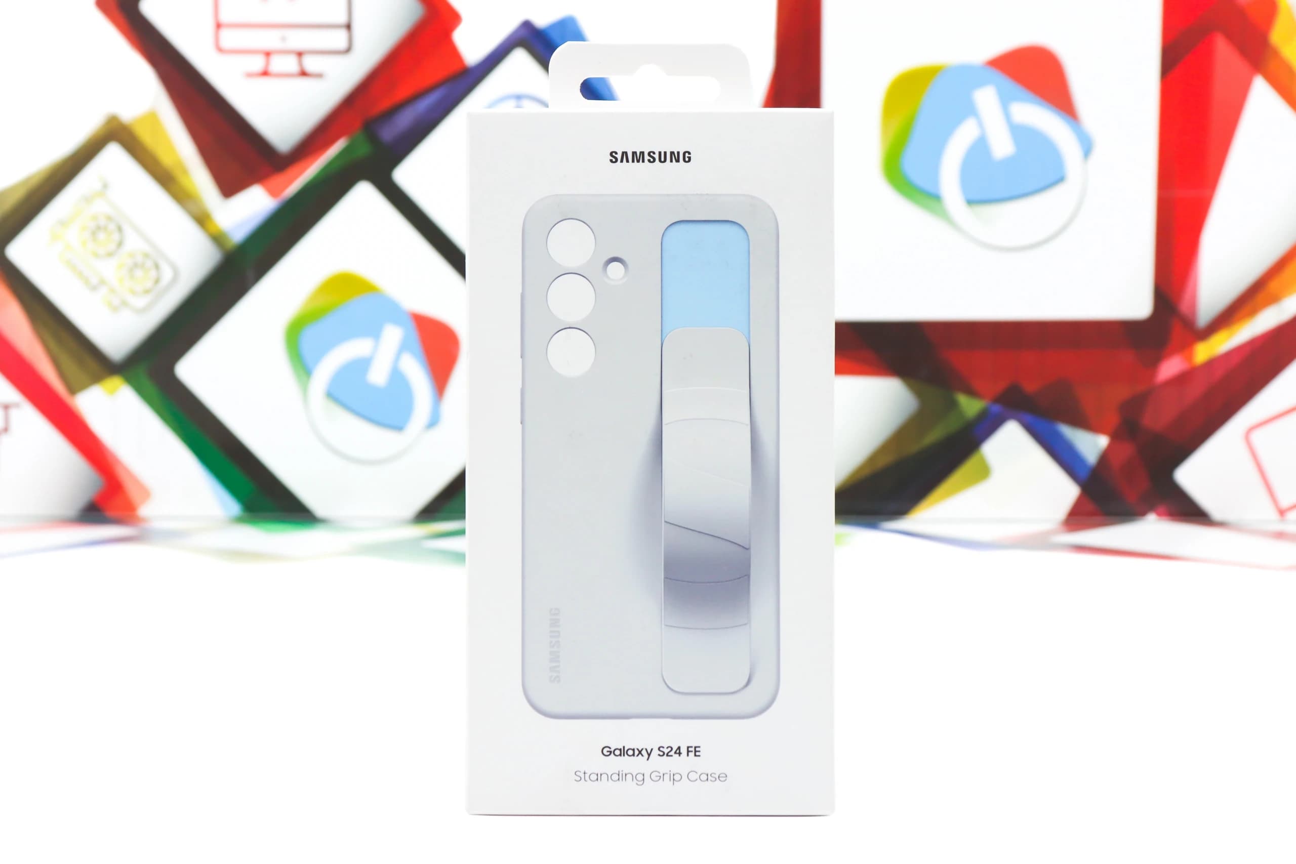 Maskica s držačem Galaxy S24 FE siva