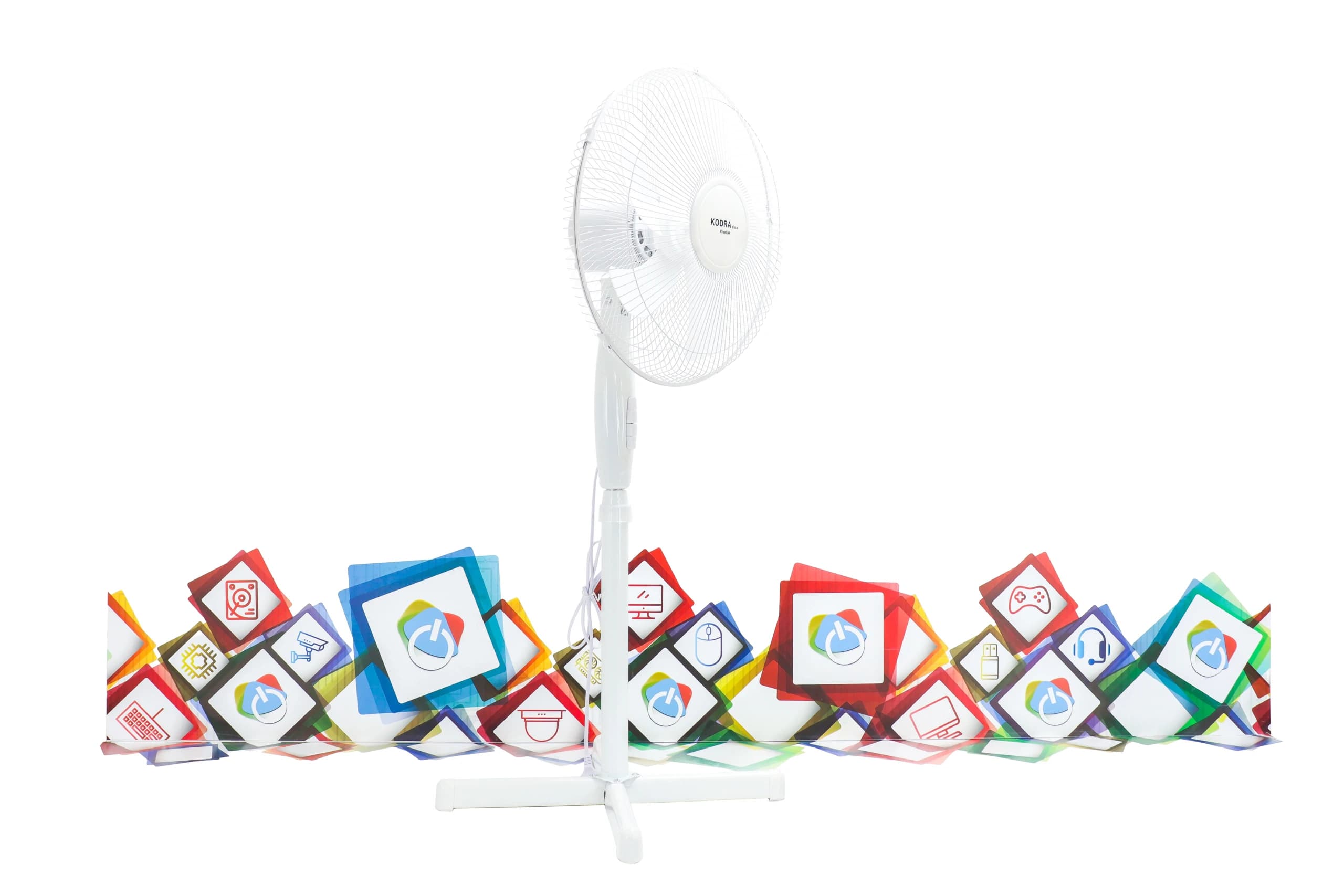 Ventilator s postoljem 45W 40cm
