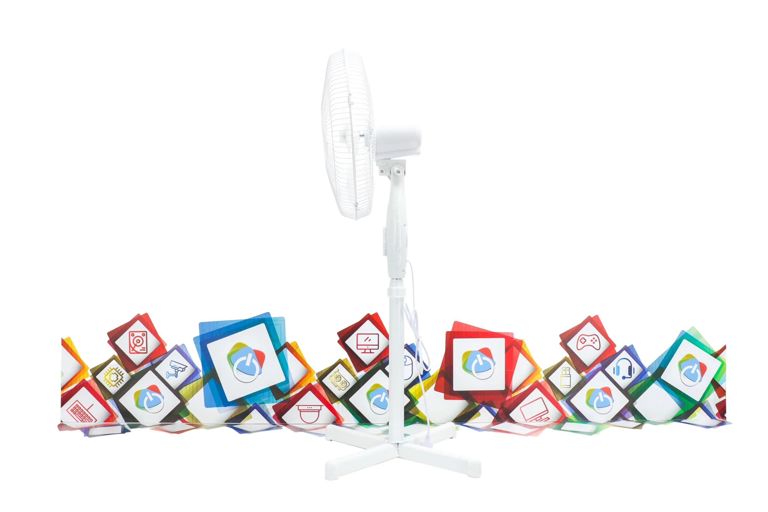 Ventilator s postoljem 45W 40cm