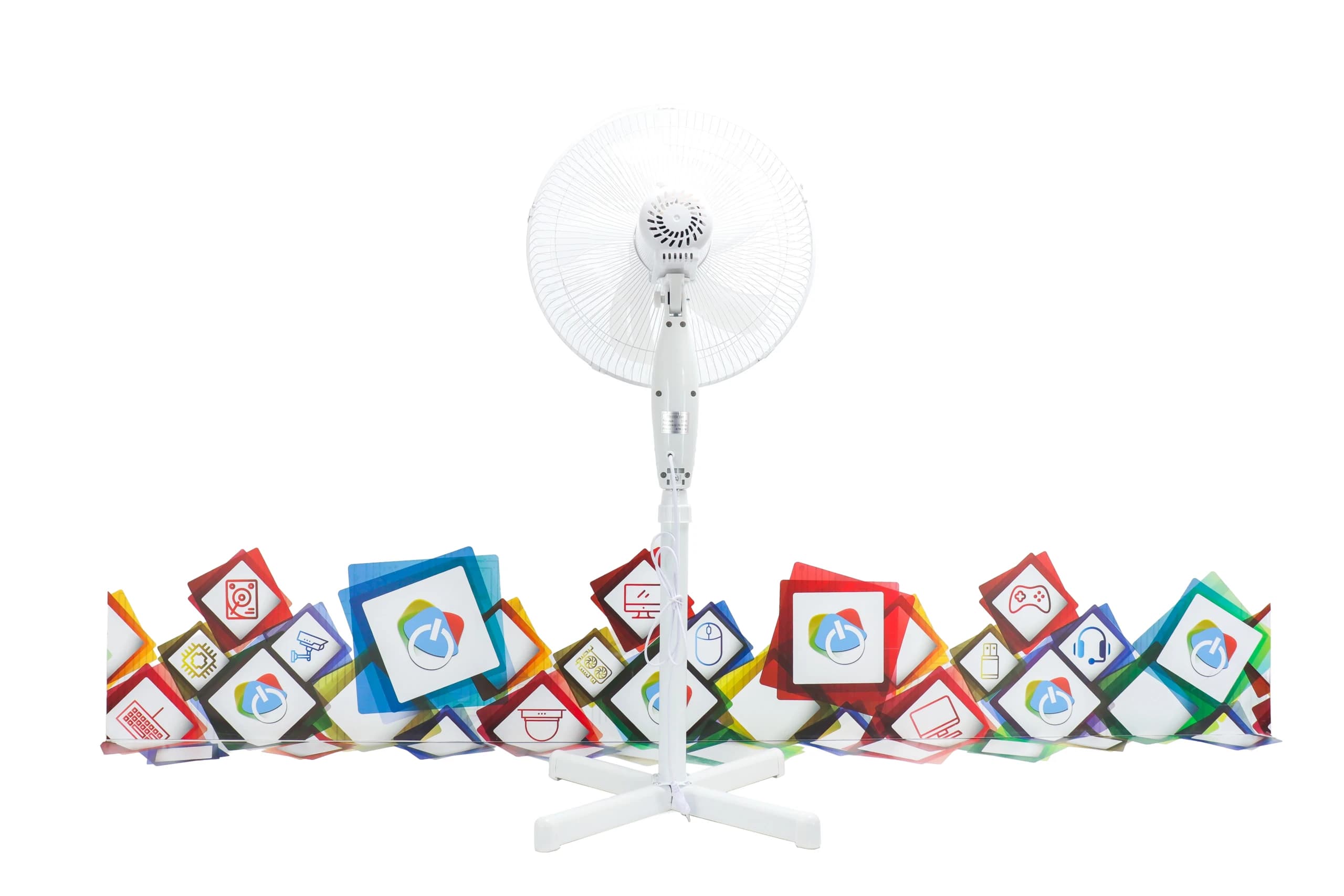 Ventilator s postoljem 45W 40cm