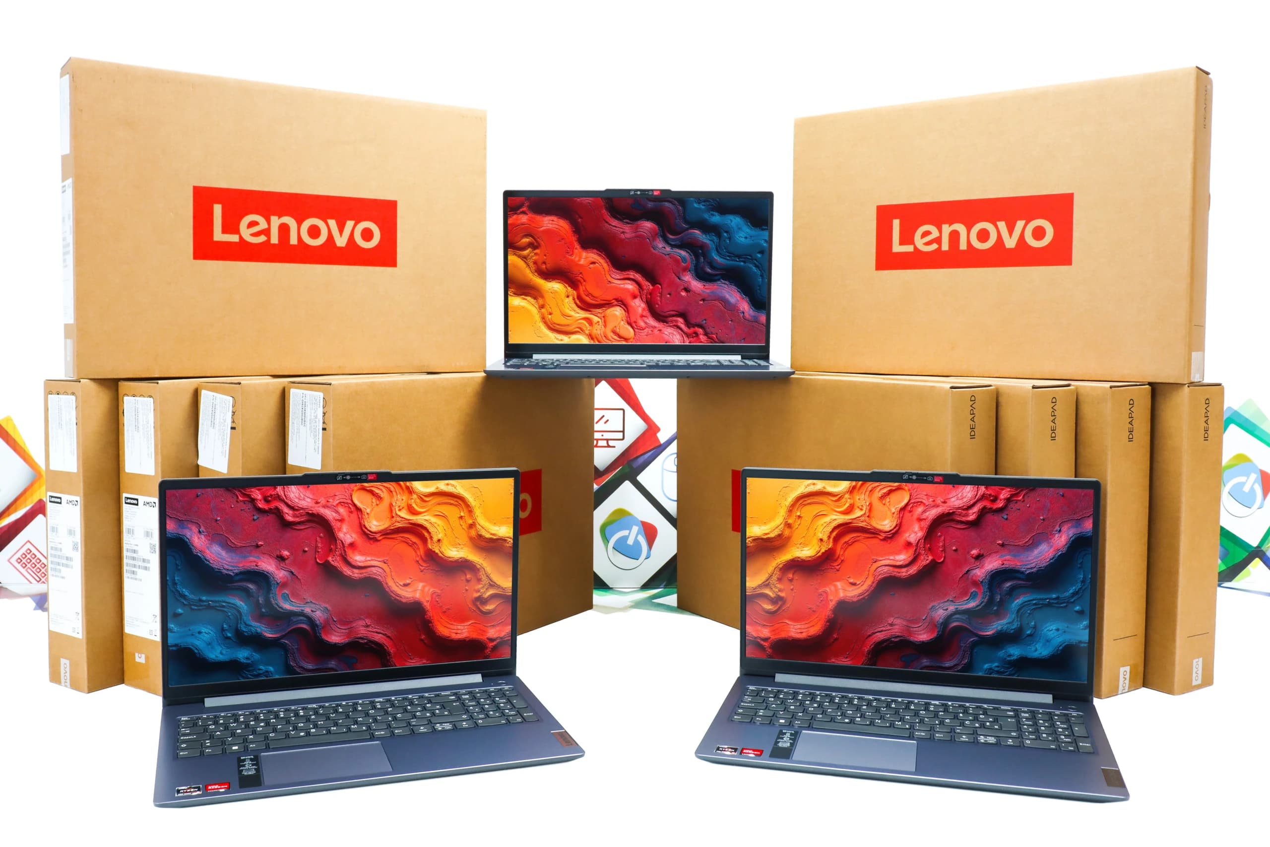 Laptop Lenovo IdeaPad Slim 3 15AMN8 R5 7520U 16GB DDR5 512GB SSD 15.6"