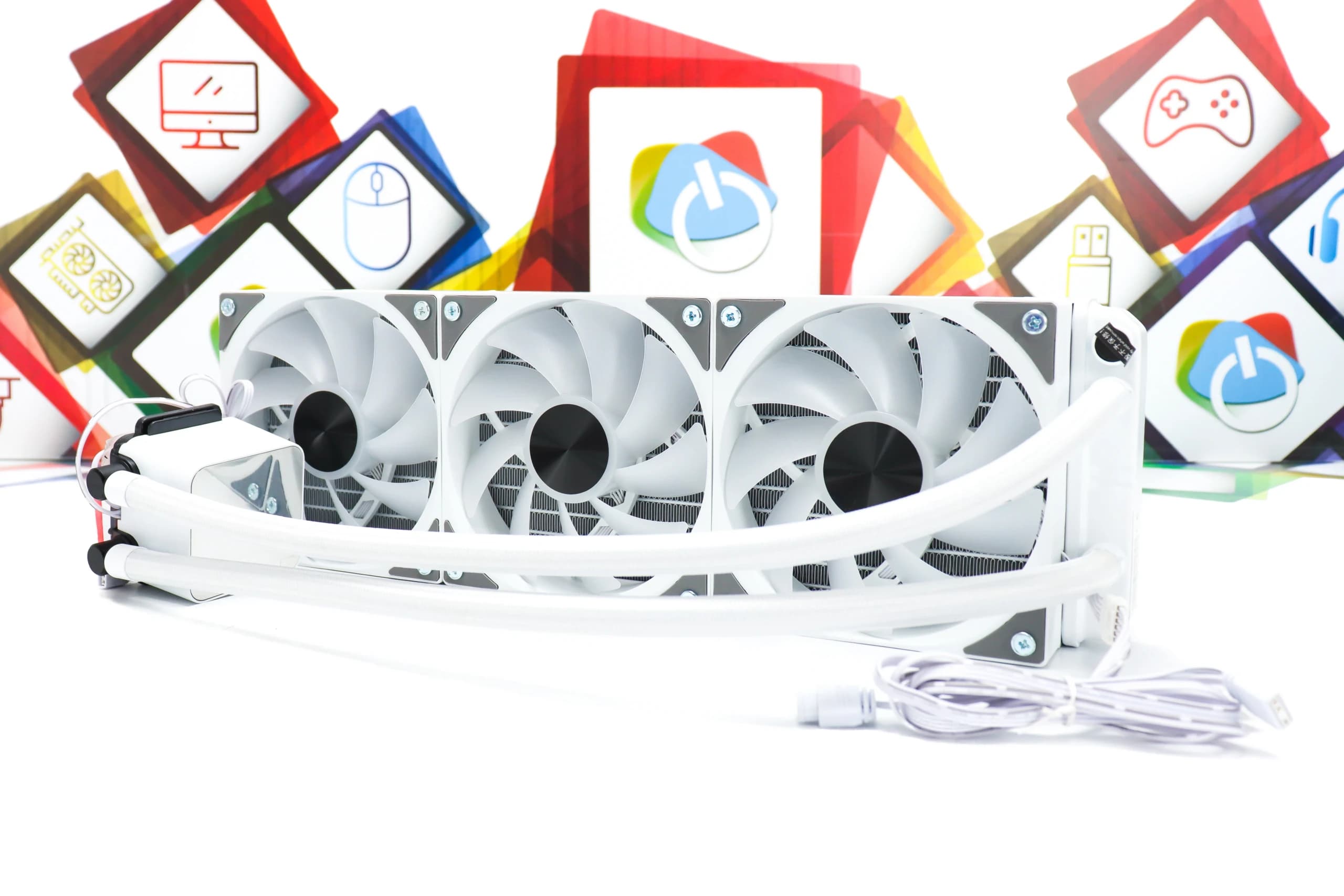CPU Cooler Snowman KS360 White vodeno hlađenje