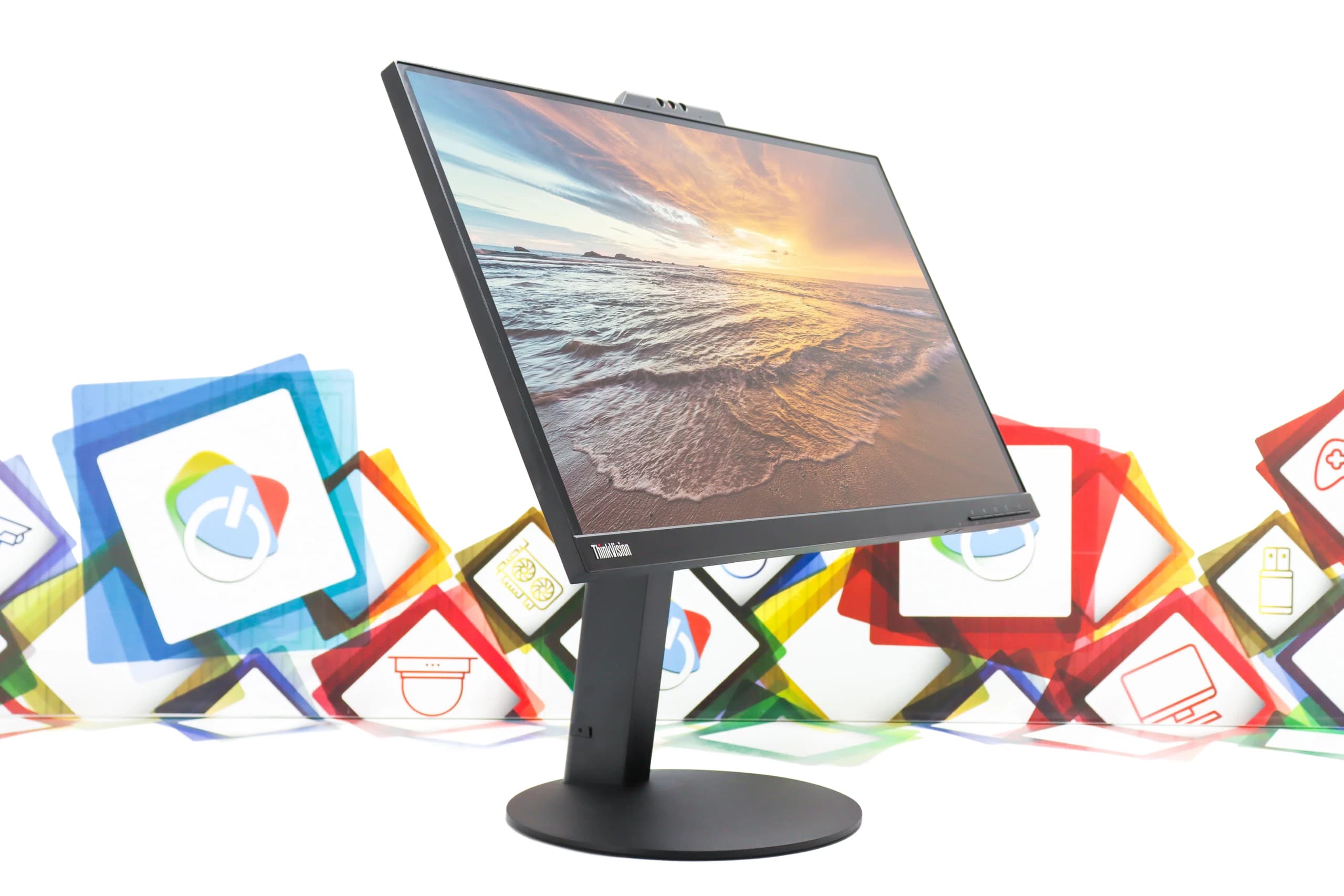 Monitor Lenovo ThinkVision T24v-10 23,8" IPS FHD 60Hz + integrirana kamera