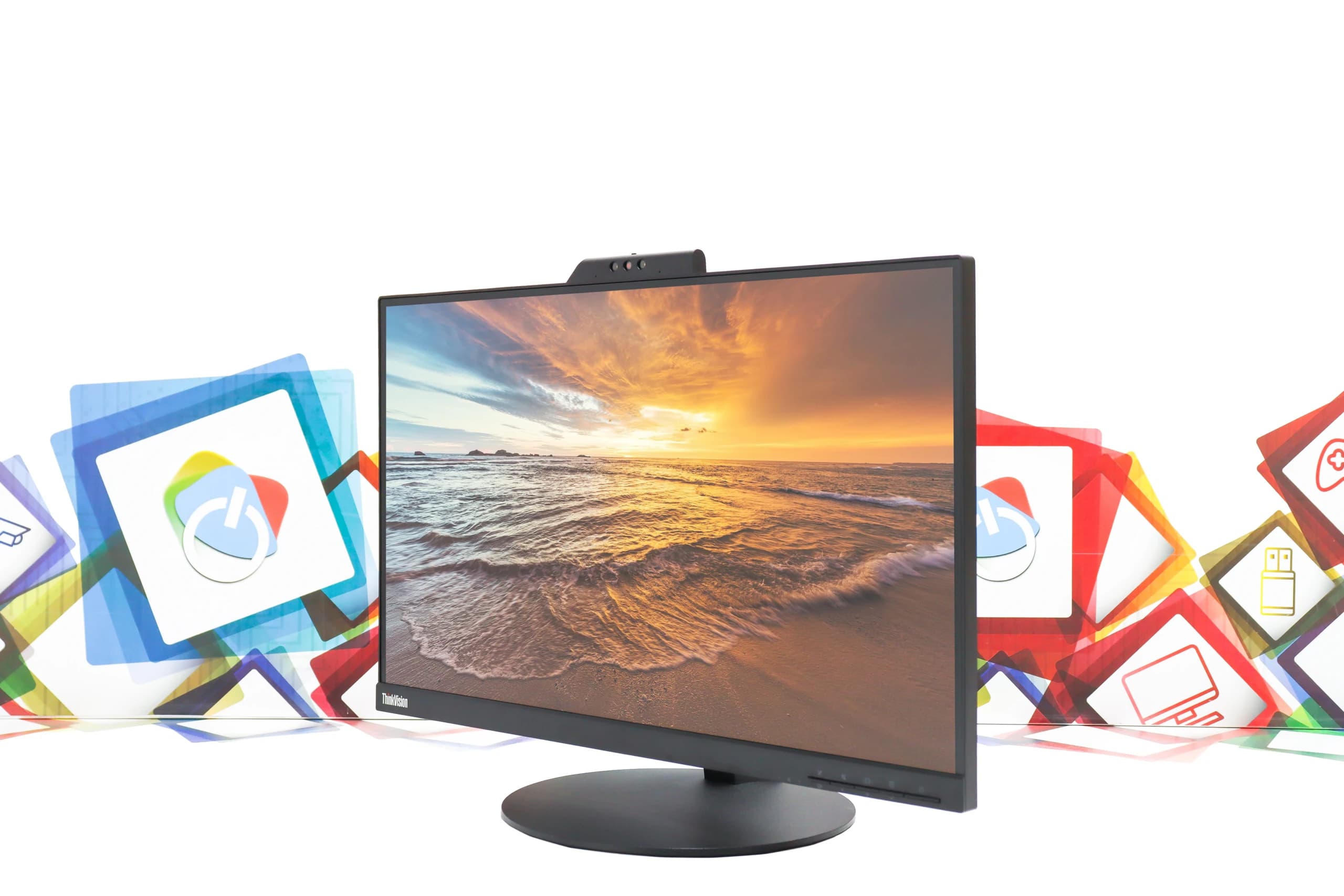 Monitor Lenovo ThinkVision T24v-10 23,8" IPS FHD 60Hz + integrirana kamera