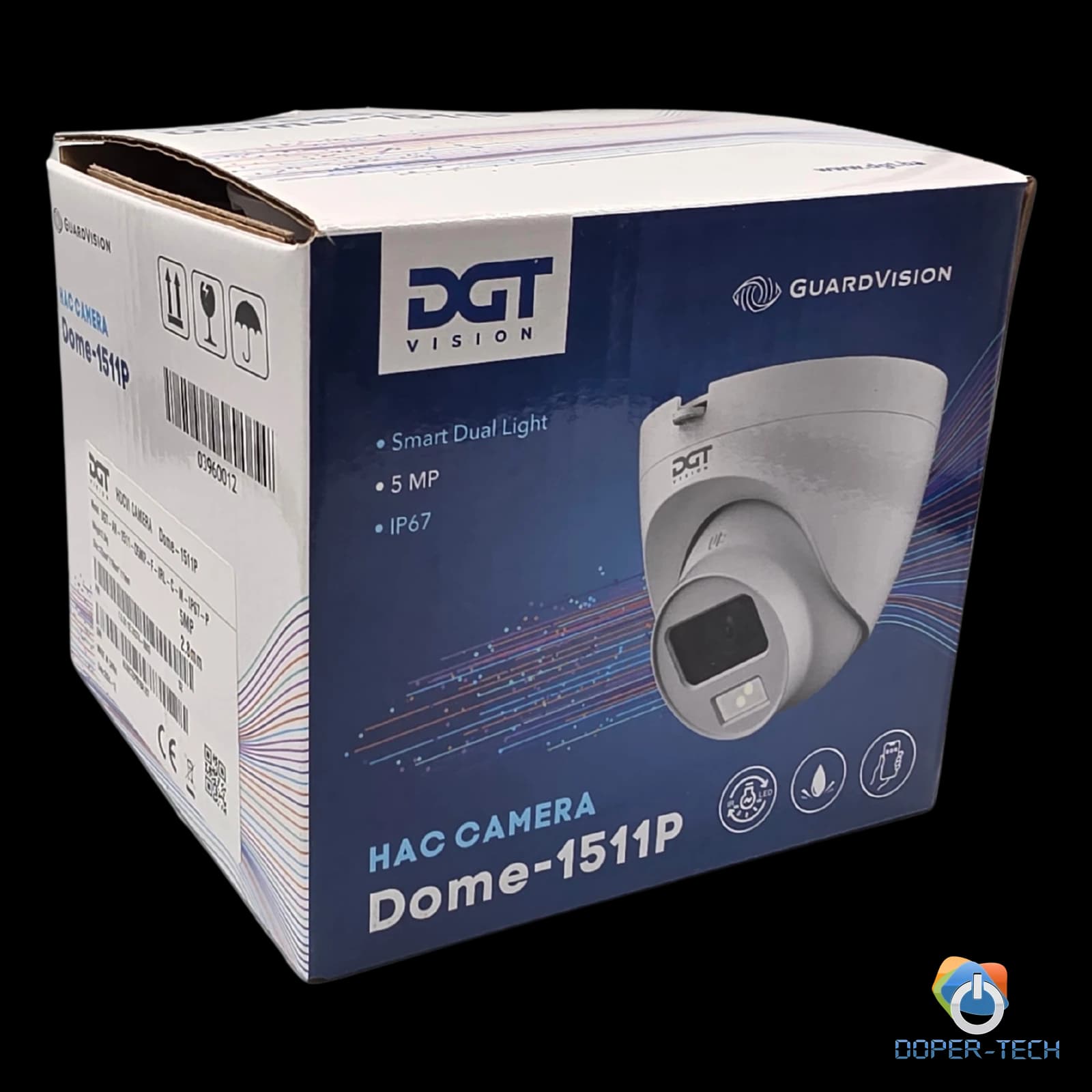 AHD kamera DGT Dome-1511M 5MP 2,8mm IR 20m IP67 pakovanje