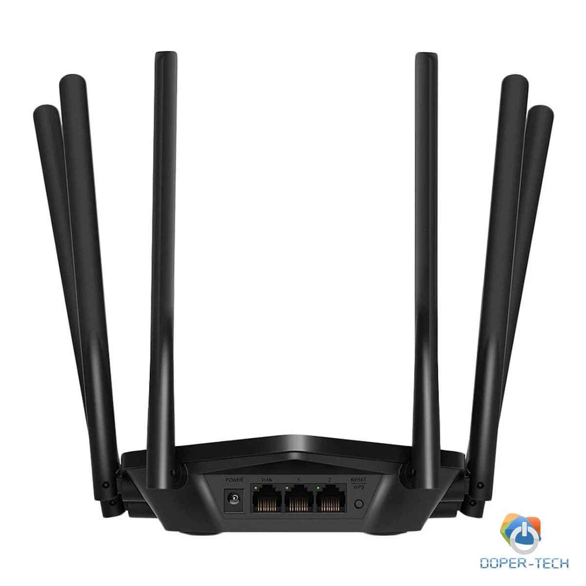 Mercusys AC1900 Wireless AC Gigabit Router, 600 Mbps at 2.4 GHz + 1300 Mbps at 5 GHz, 6×5dBi Fixed External Antennas with Beamforming, 2× G LAN Ports, 1× G WAN Port, Access Point Mode, 3X3 MU-MIMO, Parental Controls, Guest Network, Smart Connect