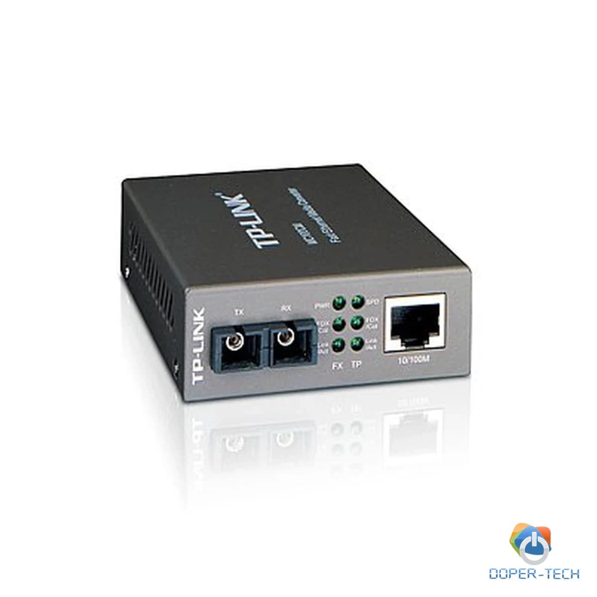 Media Filter TP-Link MC100CM, 10/100Mbps RJ45 to 100Mbps multi-mode SC fiber Converter, Full-duplex,up to 2Km, switching power adapter, chassis mountable