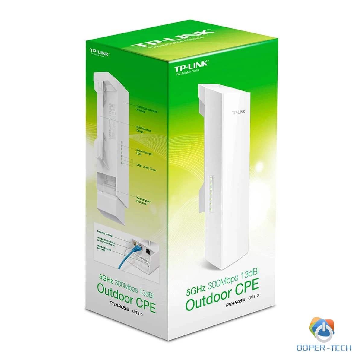 Access Point TP-Link Outdoor 5GHz 300Mbps High power Wireless Access Point, WISP Client Router, up to 27dBm, QCA, 2T2R, 5Ghz 802.11a/n, High Sensitivity, 13dBi directional antenna, Weather proof, Passive PoE, support TDMA and central control