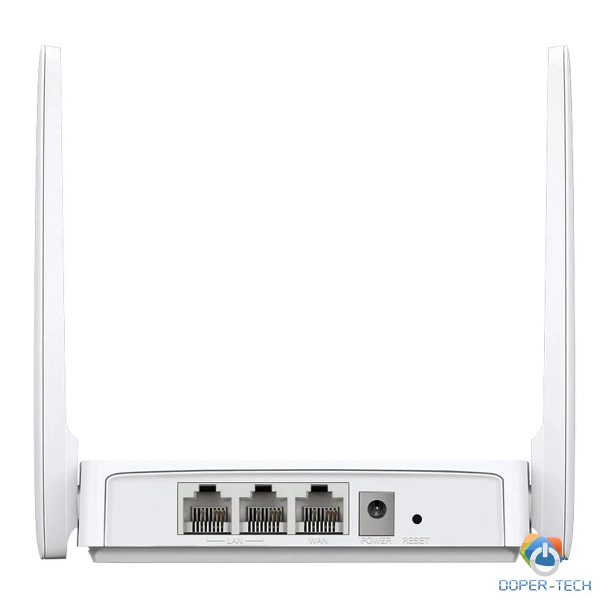 Mercusys 300Mbps Multi-Mode Wireless N Router, 2× Fixed External Antennas, 2× 10/100 Mbps LAN Ports, 1× 10/100 Mbps WAN Port, FEATURE: Access Point Mode, WPS/Reset Button, IPTV, IPv6, Beamforming, MU-MIMO, Parental Controls, Guest Network