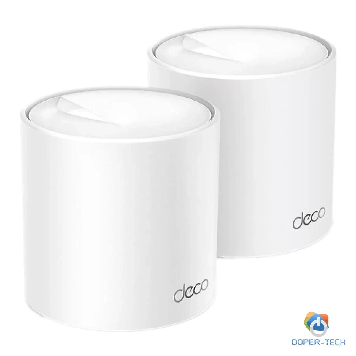 TP-Link Deco X50(2-pack) AX3000 Whole Home Mesh Wi-Fi 6 System, 574 Mbps at 2.4 GHz + 2402 Mbps at 5 GHz, 2× Internal Antennas, 3× Gigabit Ports (WAN/LAN auto-sensing), 2 Streams and HE160 for 5GHz, Deco App, Router/AP Mode, IPv6, IPTV, HomeShield