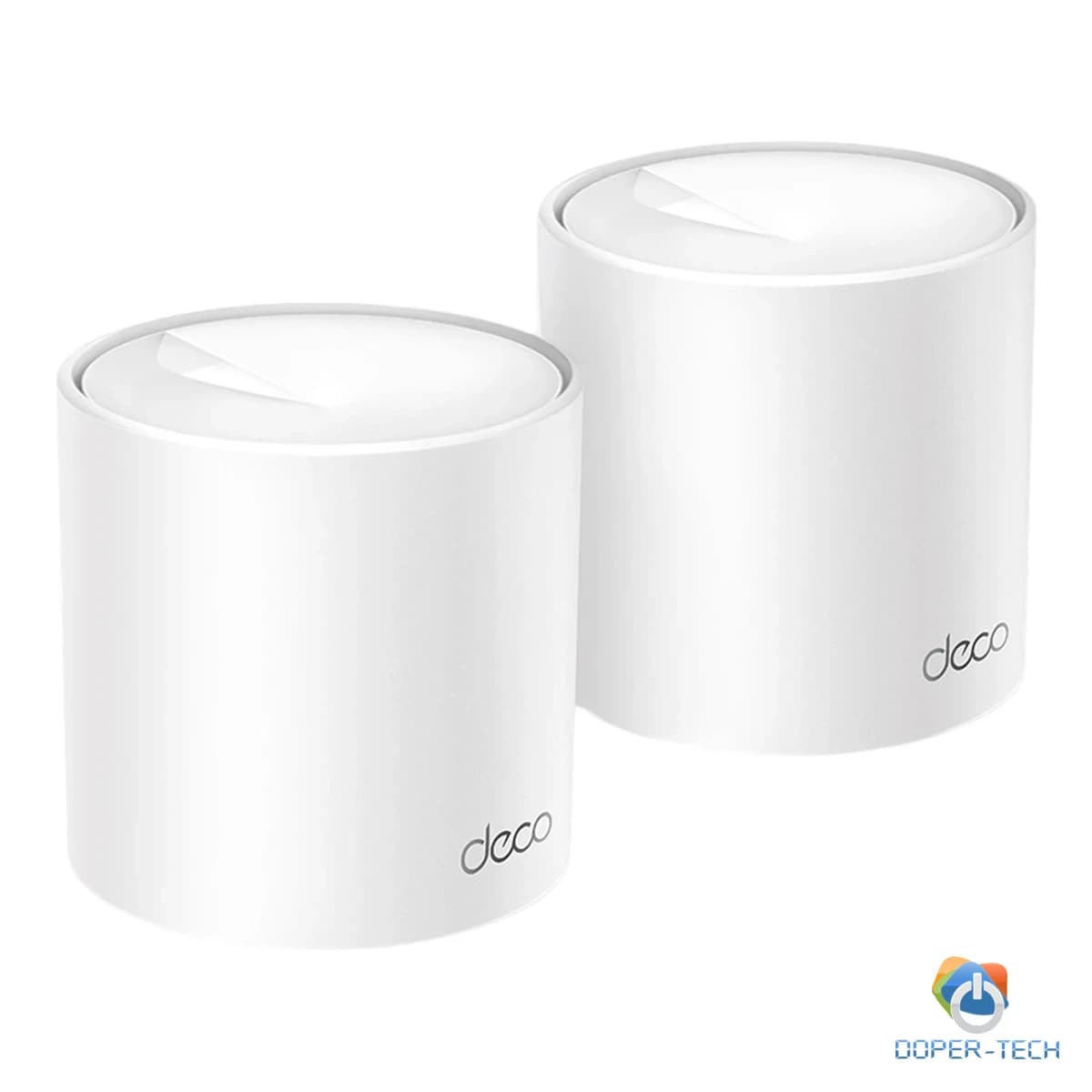 TP-Link Deco X10 (2-pack) AX1500 Whole Home Mesh Wi-Fi 6 System, 300 Mbps at 2.4 GHz + 1201 Mbps at 5 GHz,Internal Antennas, 2× Gigabit Ports (WAN/LAN auto-sensing),Deco App, Router/AP Mode, IPv6, IPTV, Parental Controls, QoS, OFDMA, MU-MIMO, WPA3