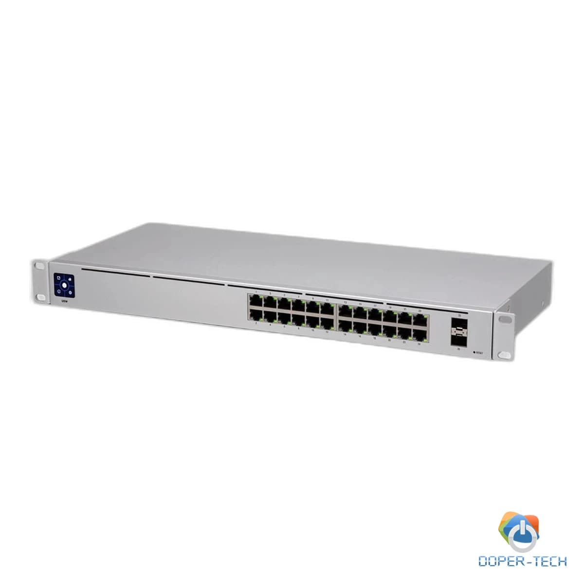 Ubiquiti UniFi Switch 24 is a fully managed Layer 2 switch with (24) Gigabit Ethernet ports and (2) Gigabit SFP ports for fiber connectivity