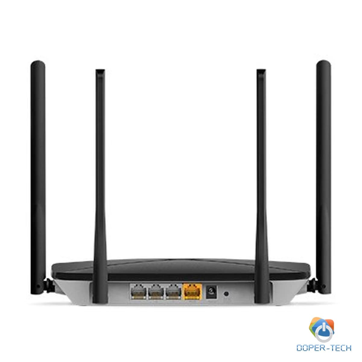 Mercusys AC12G AC1300 Dual Band Wireless Router, 867Mbps at 5GHz + 400Mbps at 2.4GHz, 1 10/100/1000M WAN + 3 10/100/1000M LAN, 4 x fixed 5dBi High Gain antennas, MU-MIMO, Smart Connect, IPTV and IPv6 supported, Mercusys App, WPA3, 2x2 MIMO