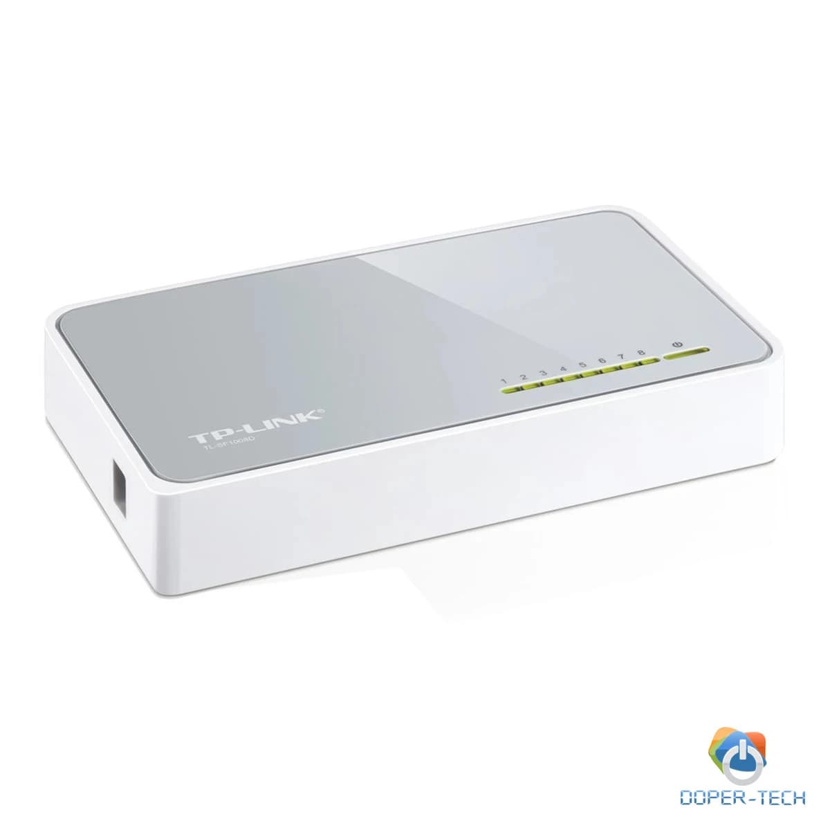 Switch TP-Link TL-SF1008D, 8-Port RJ45 10/100Mbps desktop switch, Fanless, LED indicator, Auto Negotiation/Auto MDI/MDIX, Plastic case