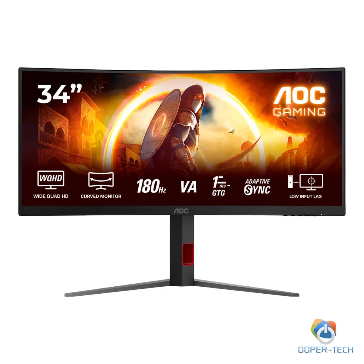 Gaming monitor AOC CU34G4 34″ Fast VA WQHD 180Hz 0,5ms