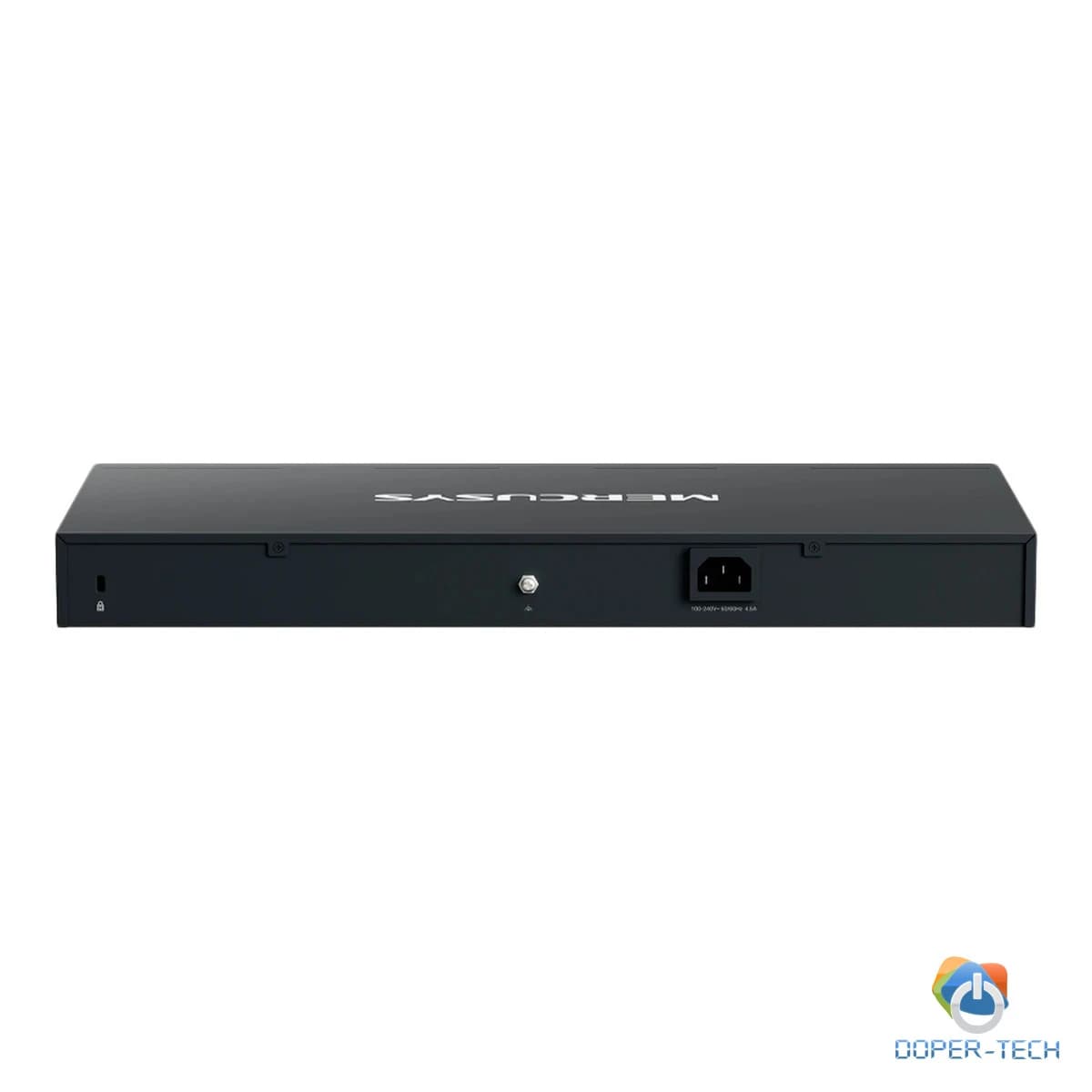 Mercusys MS128GP 28-Port Gigabit Rackmount Switch with 24-Port PoE+, 24x Gigabit PoE+ Ports, 2x Gigabit Non-PoE Ports, and 2x Gigabit SFP Slots, 295 W PoE Power, Rackmountable Steel Case, Extend Mode for 250m PoE Transmitting, Isolation Mode