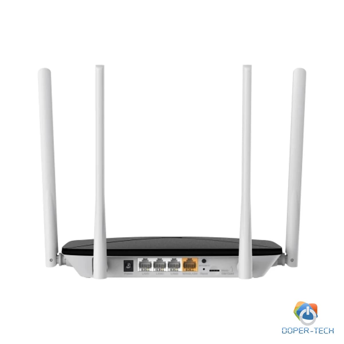Mercusys MB135-4G AC1200 Wi-Fi 4G LTE Router, Build-In 150Mbps 4G LTE Modem, 300 Mbps at 2.4 GHz, 867 Mbps at 5 GHz, 4G Cat4 150/50 Mbps, Internal Antennas, Extra 3G/4G Antenna Ports, 1x 10/100 Mbps LAN Port, 1x 10/100 Mbps WAN/LAN Port