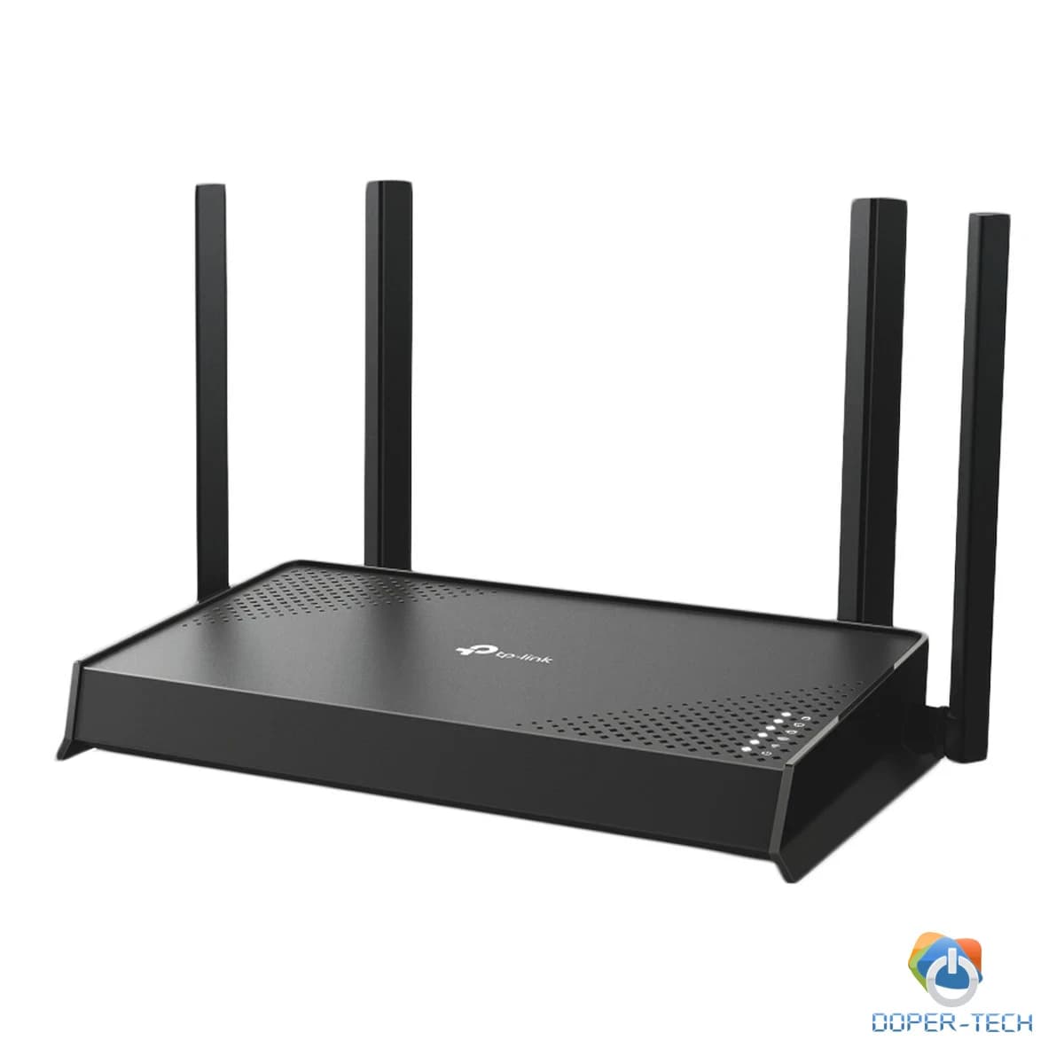 TP-Link Archer BE220 BE3600 Dual-Band Wi-Fi 7 Router, 688 Mbps at 2.4 GHz + 2882 Mbps at 5 GHz, 4x external Ant., 2.0 GHz Quad-Core CPU, 1x 1G WAN port + 4x1 G LAN ports, MLO, 4096-QAM, OFDMA, HE160 on 5GHz, Tether App, WPA3, Access Point Mode, IPv6