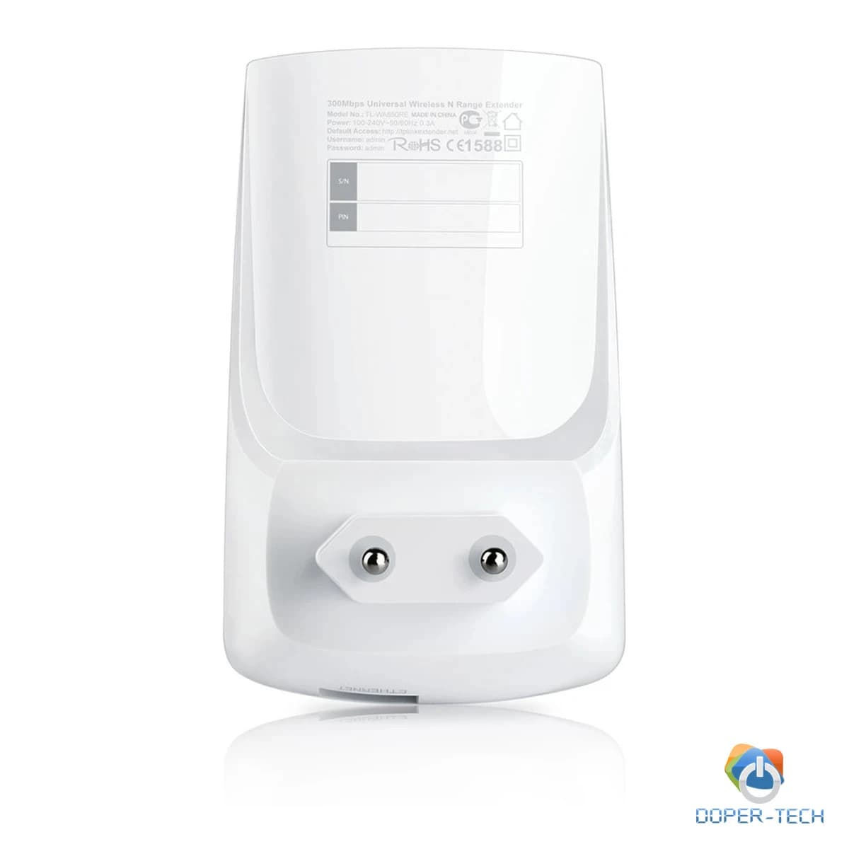 300Mbps Universal Wireless N Range Extender,Wall Mount, 2.4GHz, 300Mbps, 802.11b/g/n internal antennas Range Extender Button