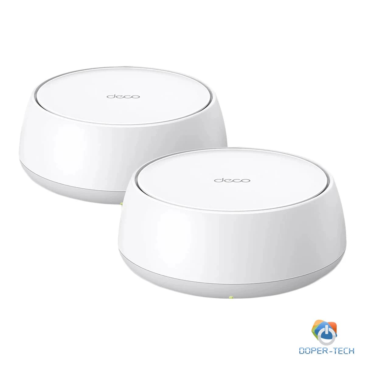 TP-Link Deco BE22(2-PACK) BE3600 Whole Home Mesh Wi-Fi 7 System, 688 Mbps at 2.4 GHz + 2882 Mbps at 5 GHz, Internal Antennas, 2 x 1 Gigabit Ports (WAN/LAN auto-sensing), 160MHz for 5 GHz, 4-Stream, Deco App, Router/AP Mode