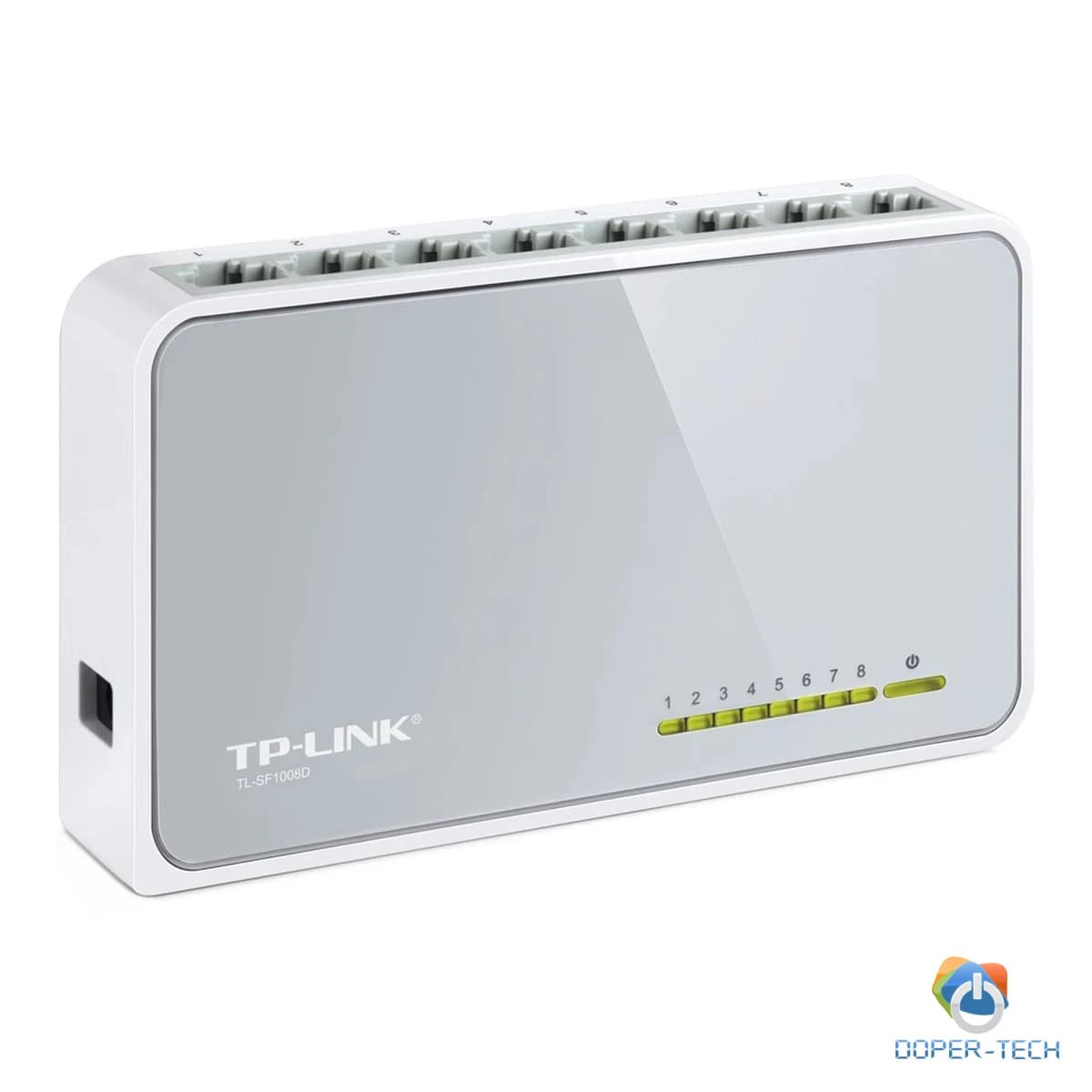 Switch TP-Link TL-SF1008D, 8-Port RJ45 10/100Mbps desktop switch, Fanless, LED indicator, Auto Negotiation/Auto MDI/MDIX, Plastic case