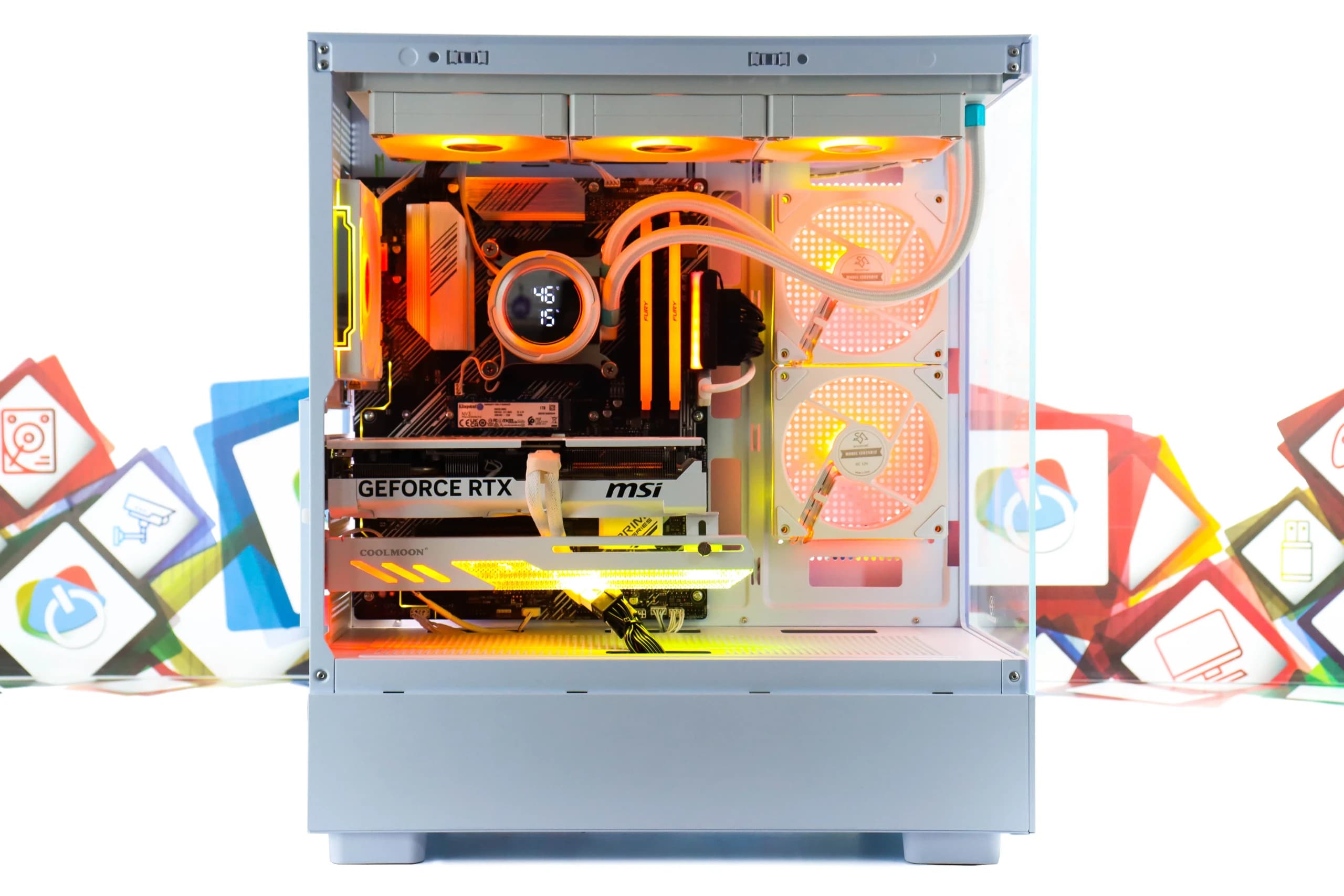 Kućište Snowman CS087 White