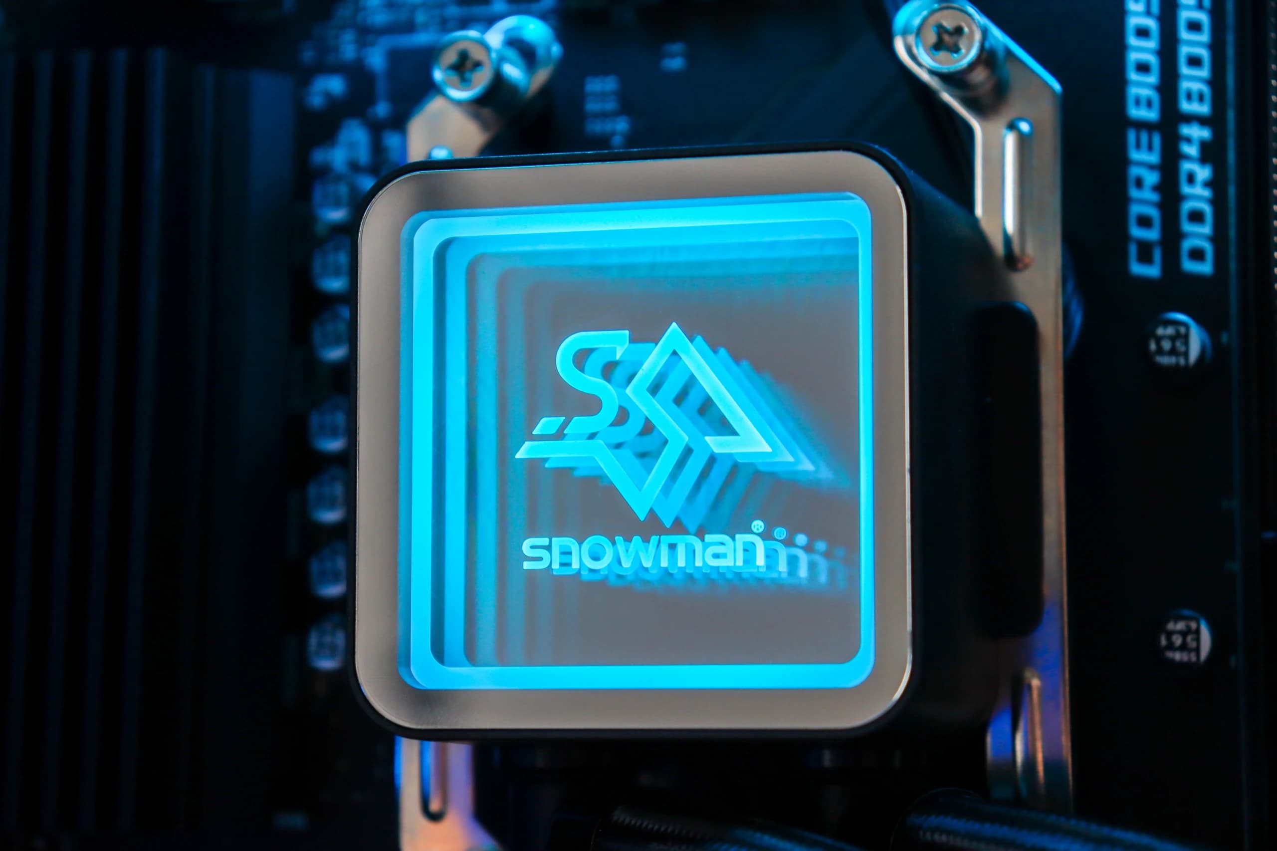 Vodeno hlađenje Snowman KS360-ARGB CPU cooler black