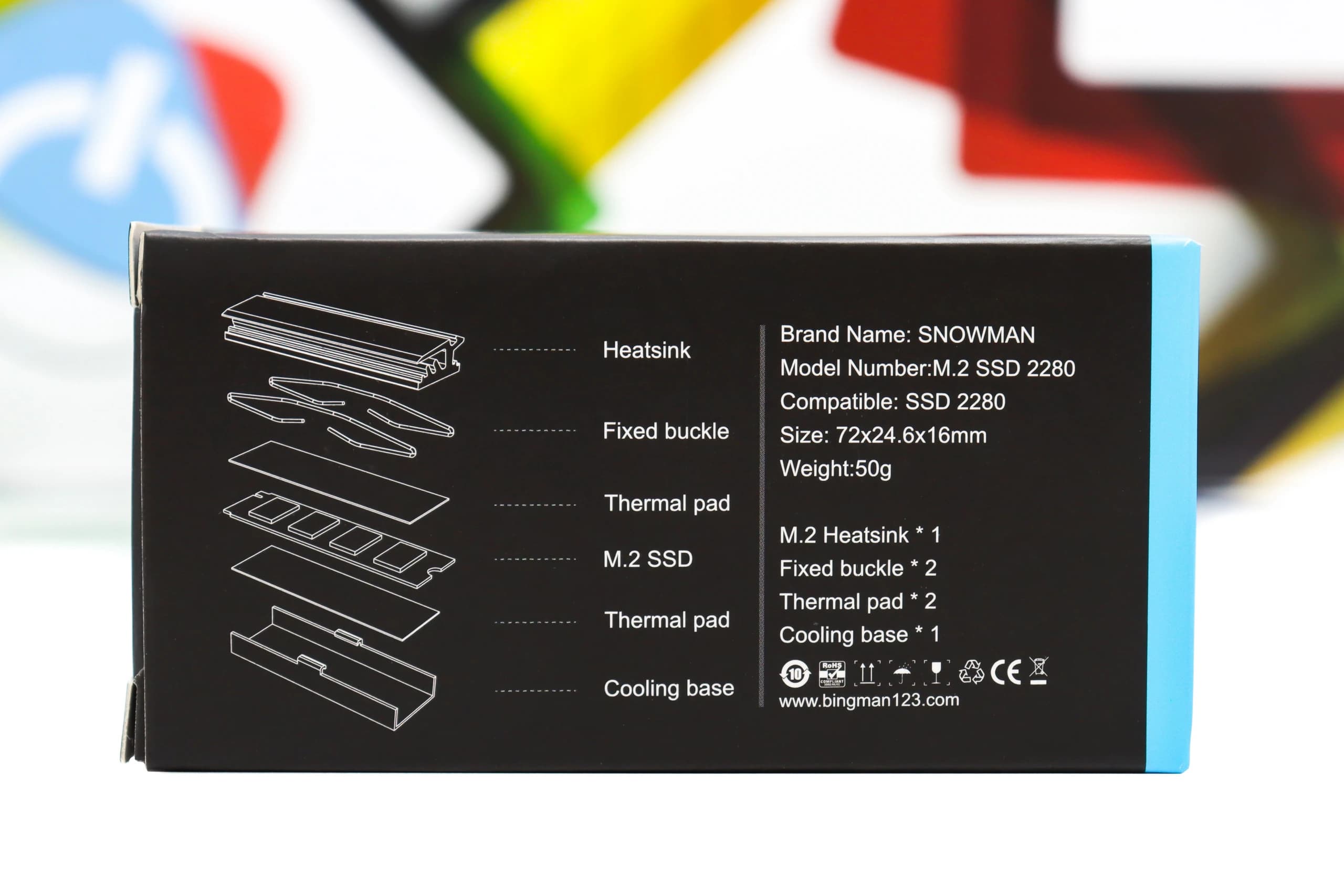 Snowman Heatsink SSD GT01-BK-M.2