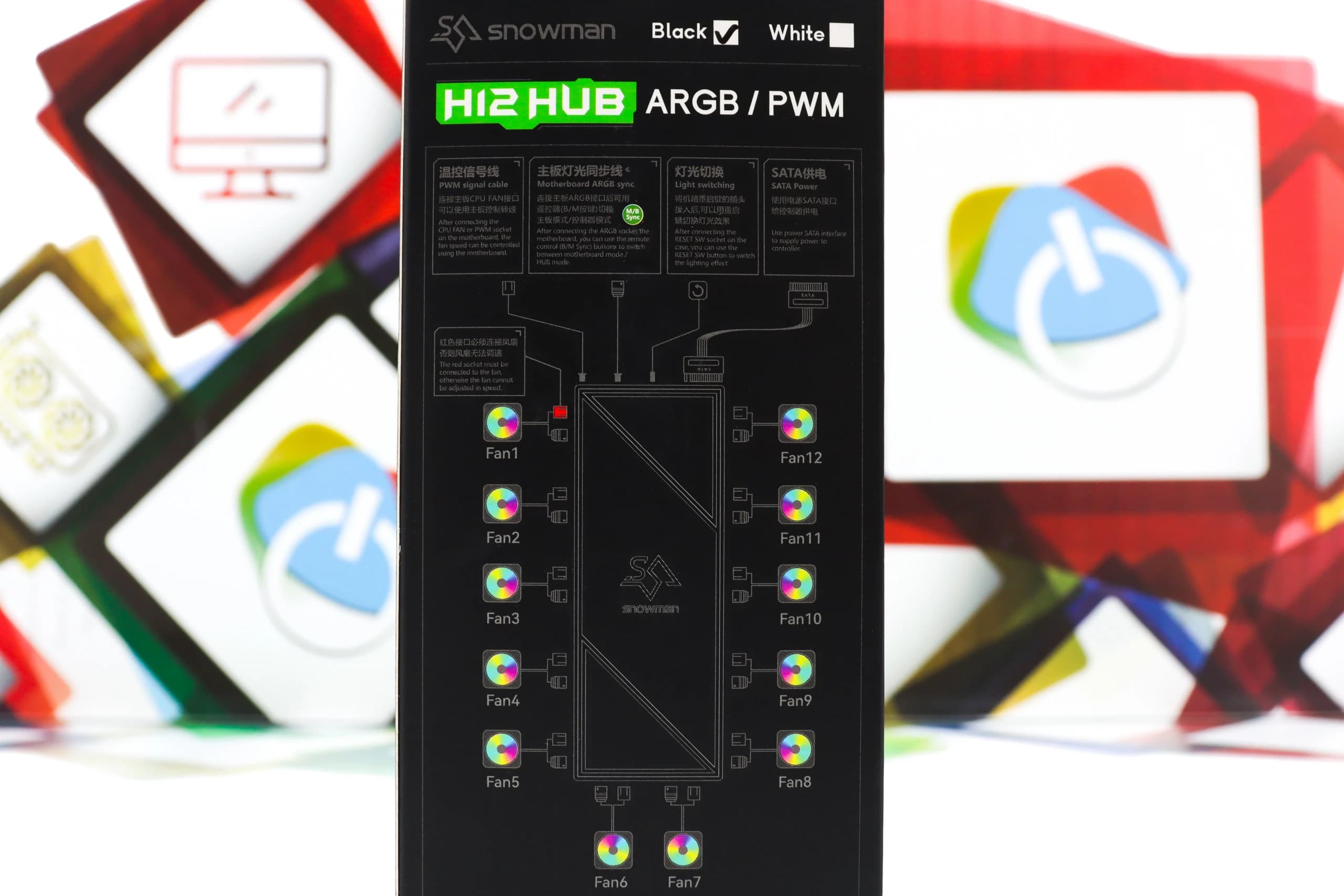 Kontroler Snowman H12 HUB ARGB