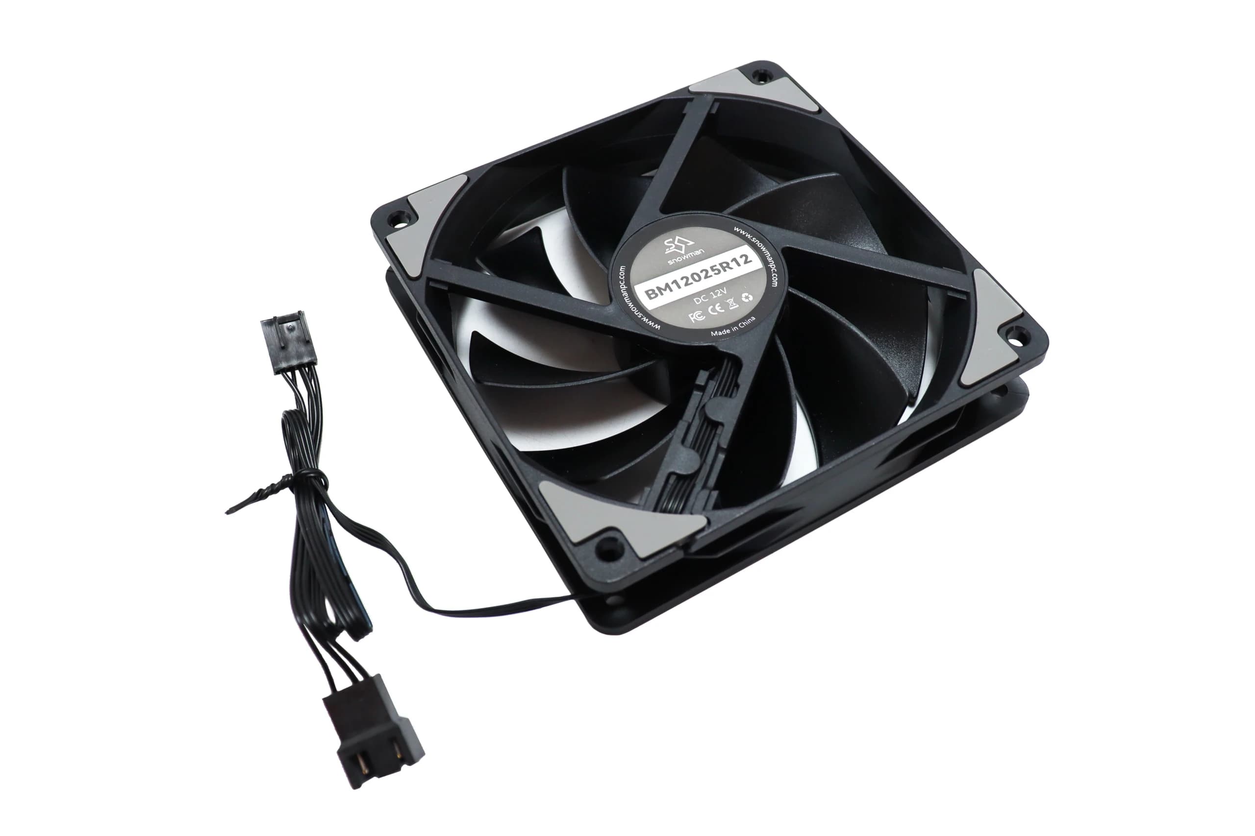 Cooler za kućište Snowman BM-AK120-BK-4PIN crni 120mm
