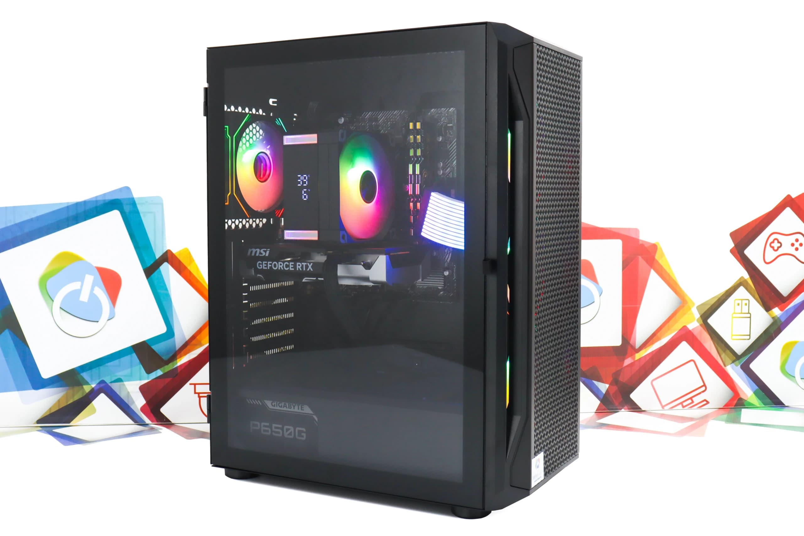 Gaming PC CS035-03 i5-14400F RTX 5070 512GB SSD 16GB DDR4