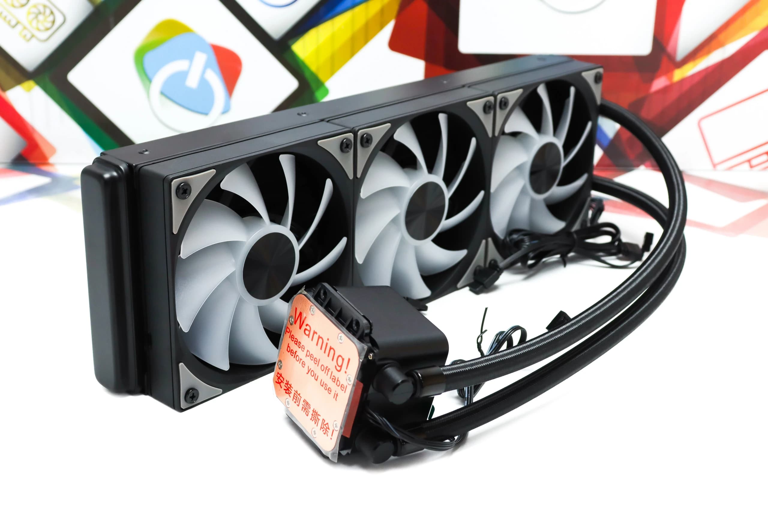 Vodeno hlađenje Snowman KS360-ARGB CPU cooler black