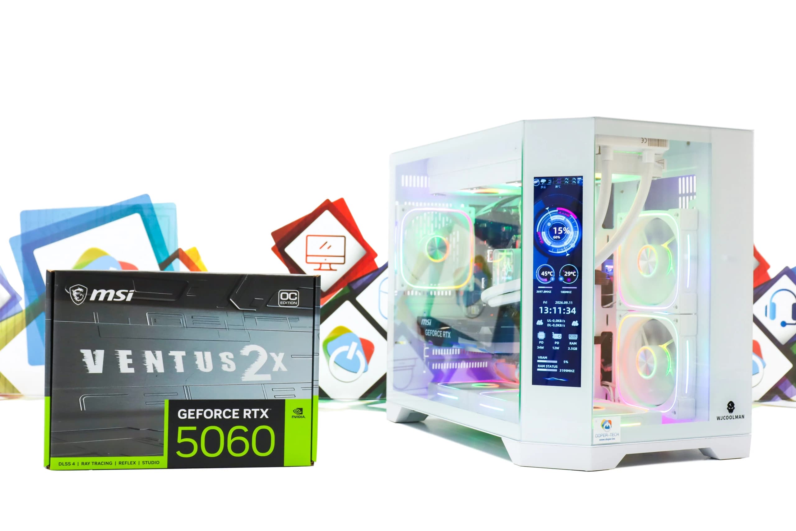Gaming PC CS0103-02 R5 5600X RTX 5060 1TB SSD 32GB DDR4