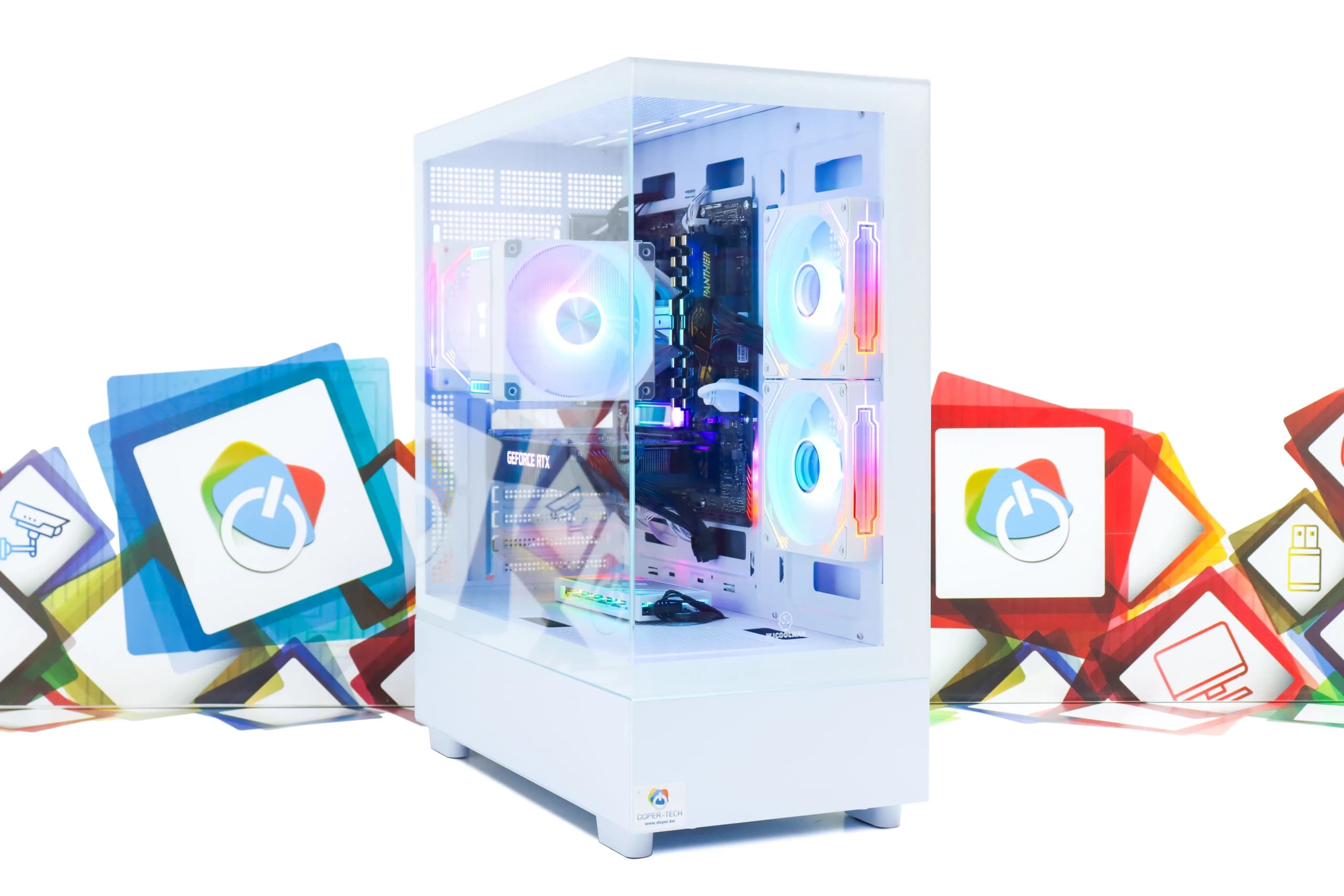 Gaming PC CS087-04 R7 5800X3D RTX 5070 1TB SSD 32GB DDR4