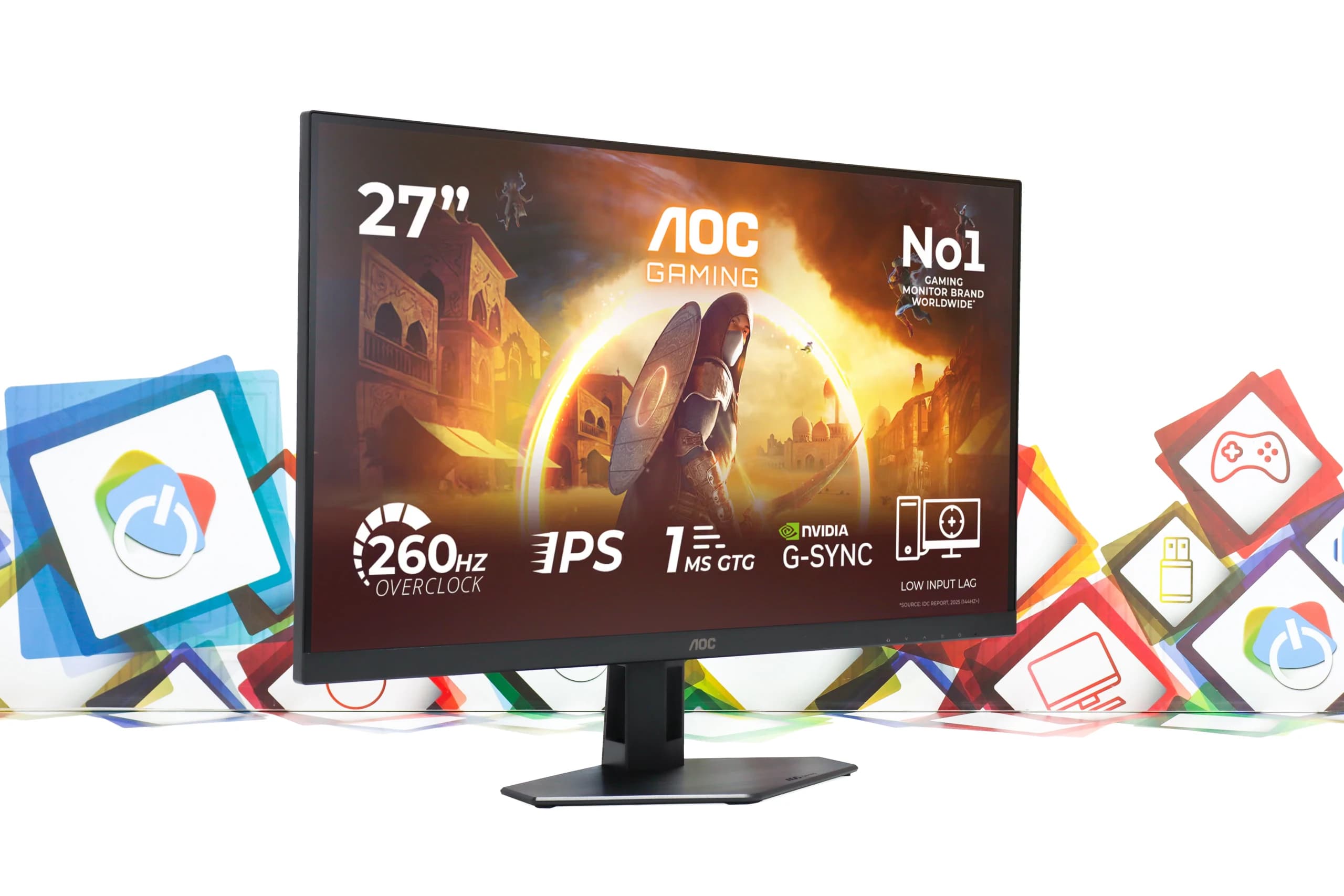 Gaming monitor AOC 27G4ZRE 27″ Fast IPS FHD 240Hz 0,3ms