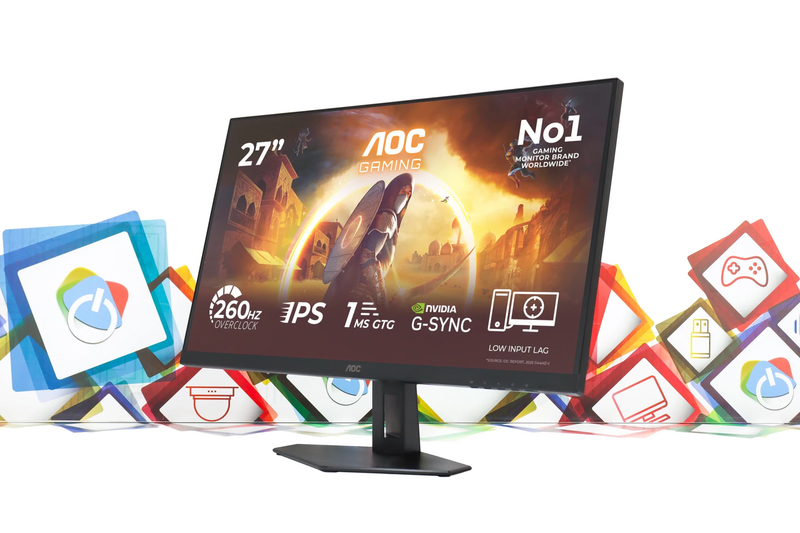 Gaming monitor AOC 27G4ZRE 27″ Fast IPS FHD 240Hz 0,3ms