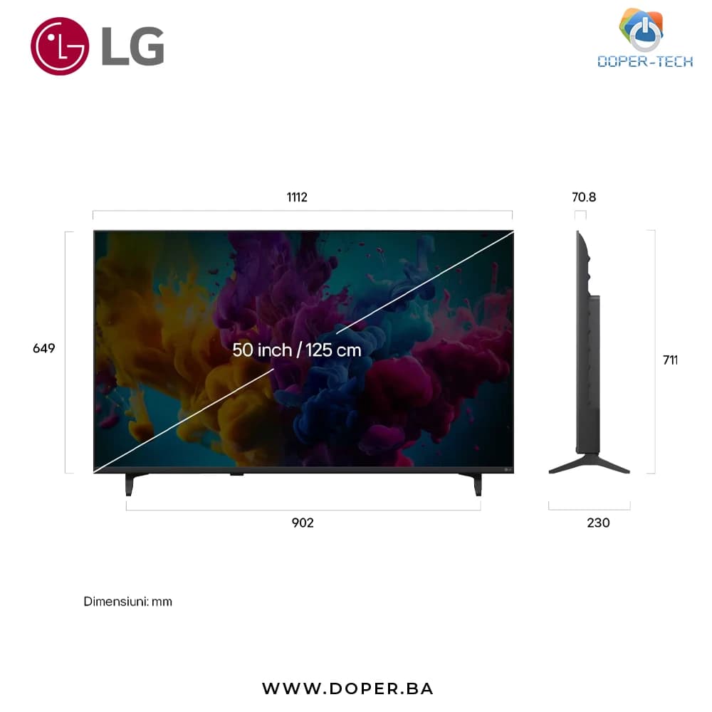 TV LG 50QNED8MB6C 50″ 4K UHD QNED Smart