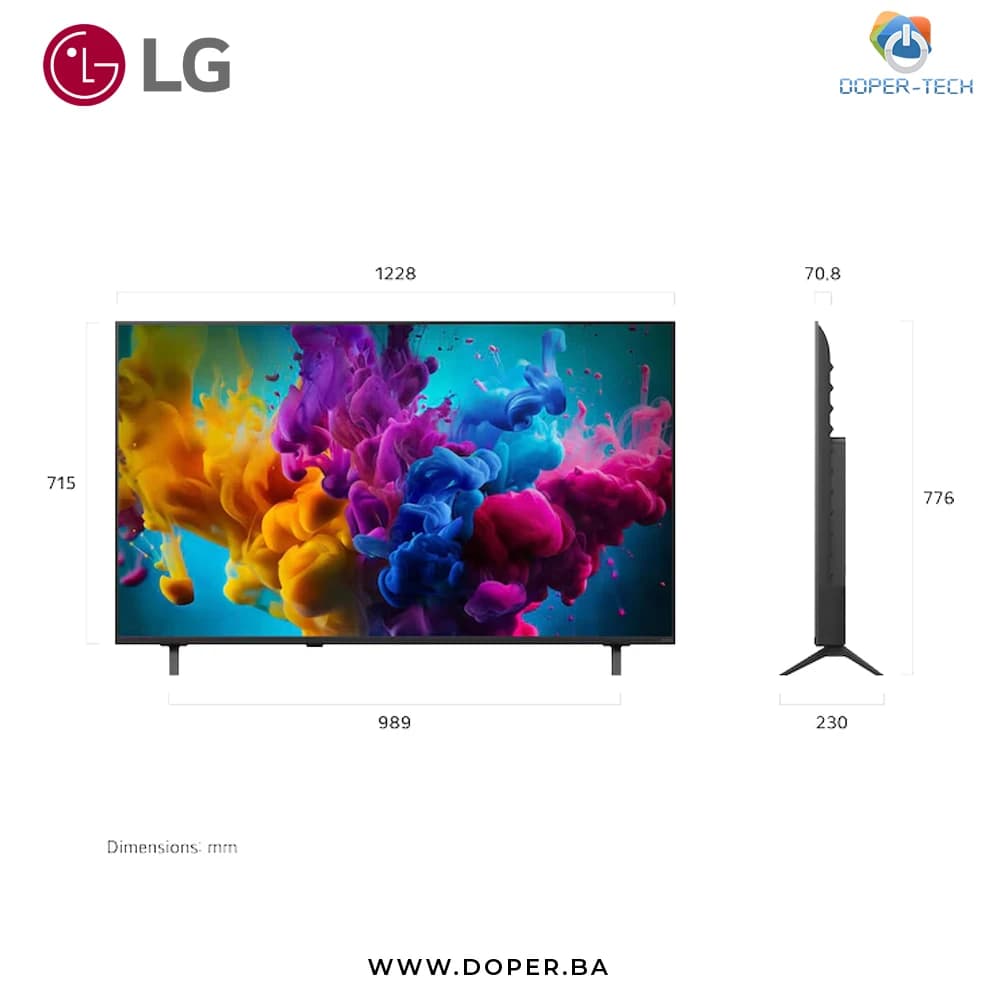 TV LG 55QNED8MB6C 55" 4K UHD QNED Smart