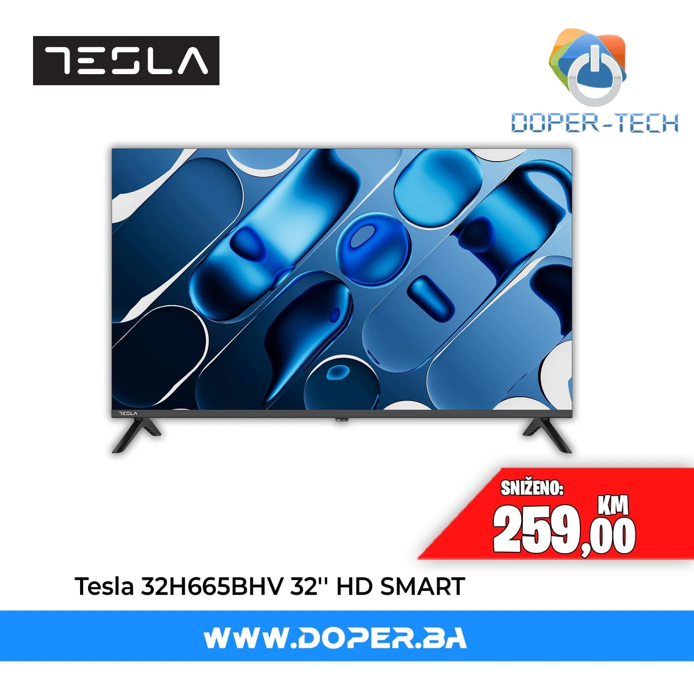 TV Tesla 32H665BHV 32" HD Ready LED Smart