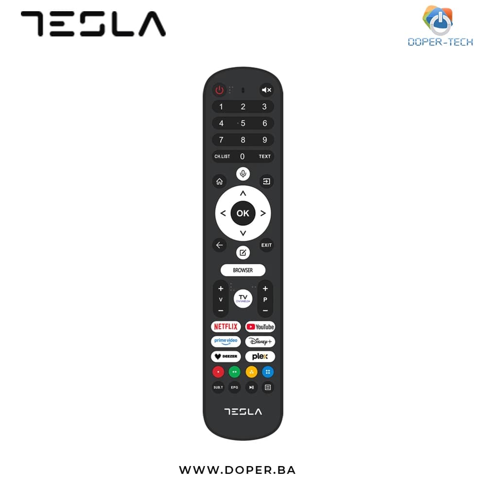 TV Tesla Q55E665BUV 55" 4K UHD QLED Smart + Gratis pegla Tesla IR301BL