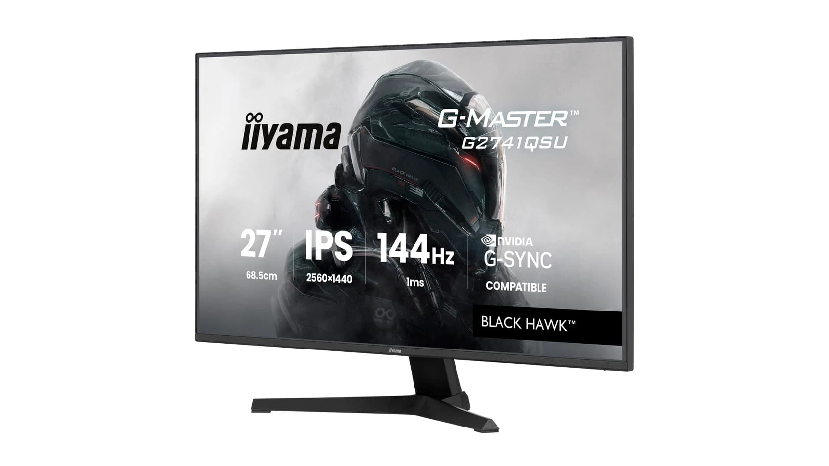 Gaming monitor Iiyama G-Master G2741QSU-B1 27″ IPS QHD 144Hz 1ms