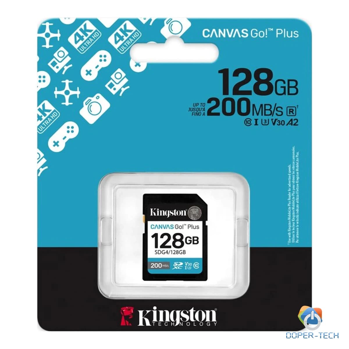 Memorijska kartica Kingston Canvas Go! Plus 128GB SDXC 200/160 MB/s