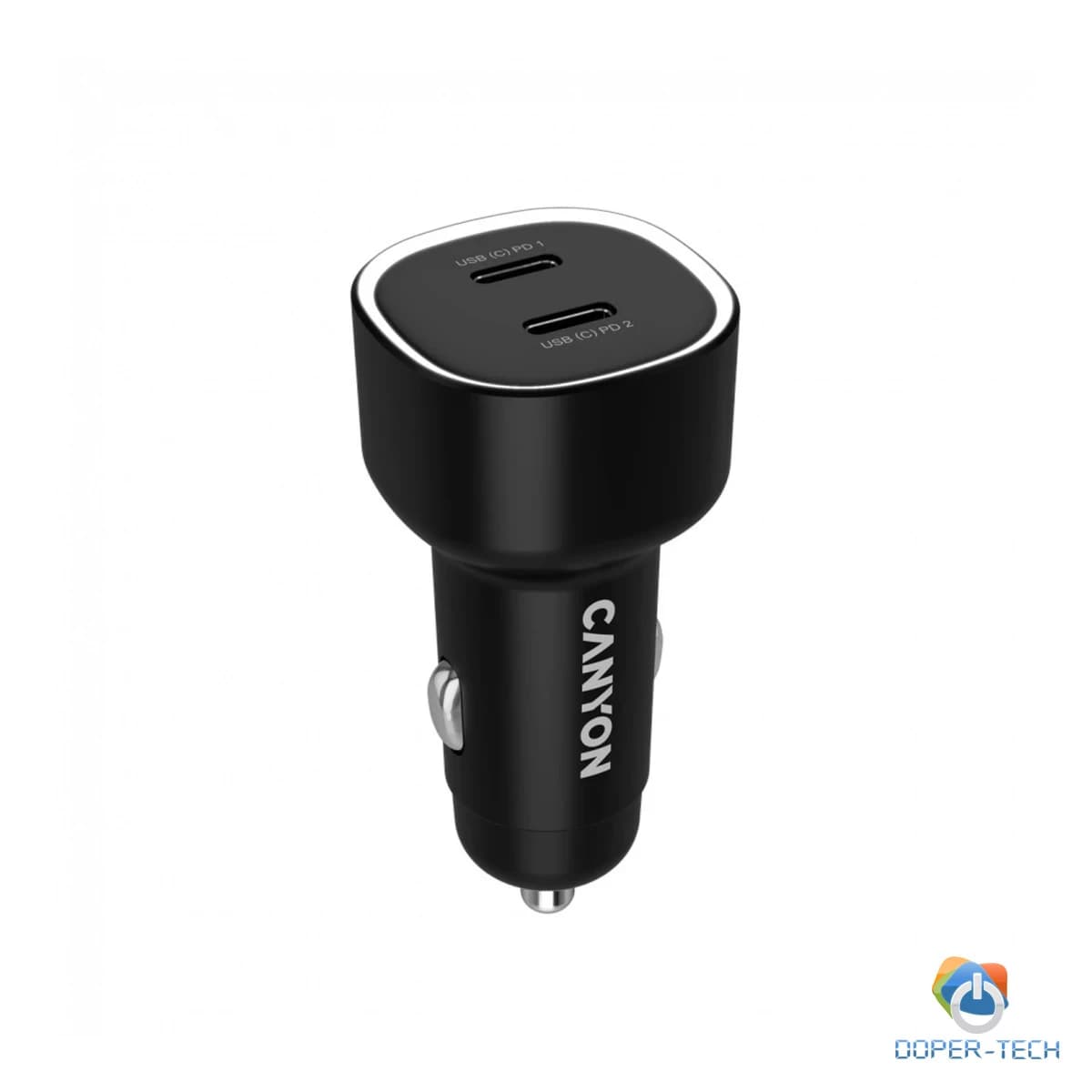 CANYON car charger OnDrive 60 PD 60W 2xUSB-C Black