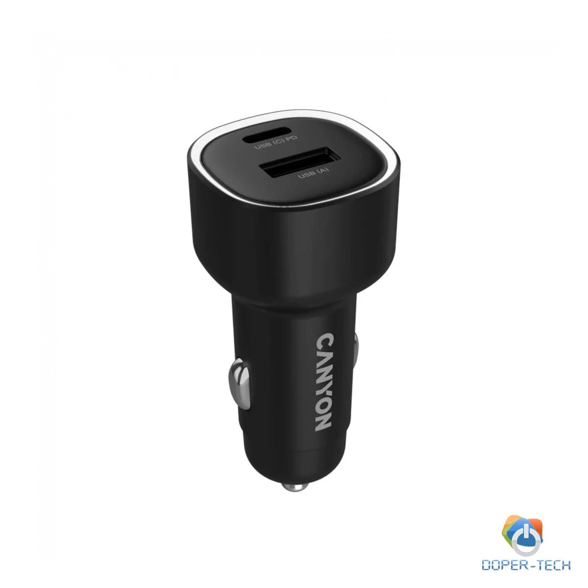 CANYON car charger OnDrive 85 PD 85W USB-A+USB-C Black
