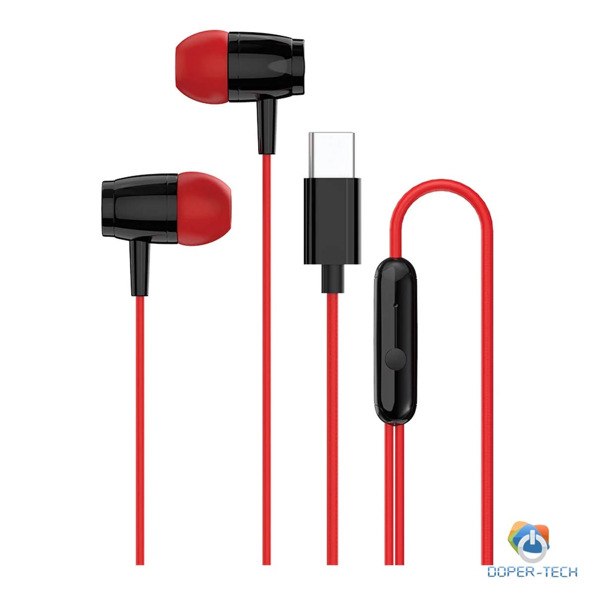 CANYON headphones SEP-5 TYPE-C Red