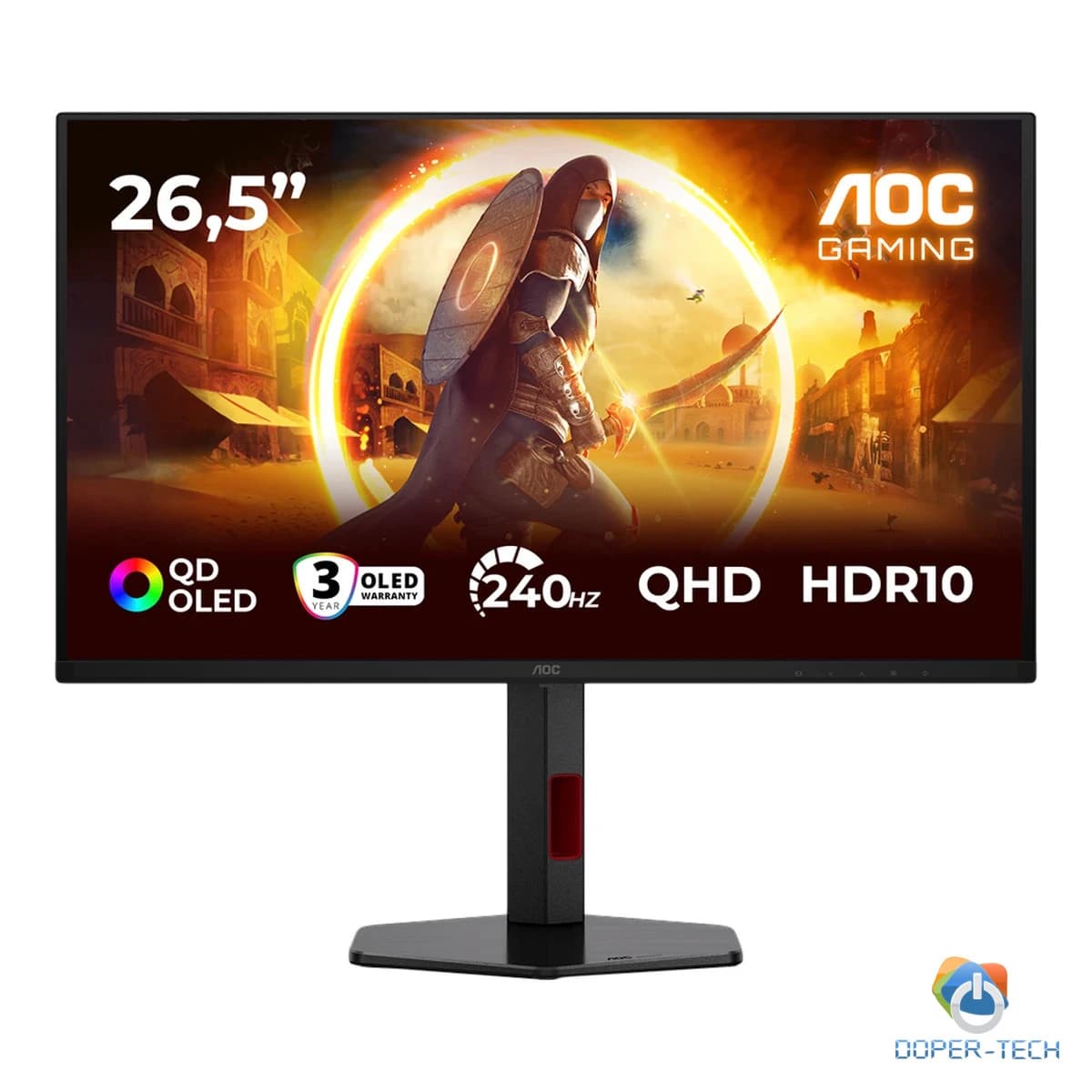 Gaming monitor AOC Q27G4ZDR 27 inča QD-OLED prednja strana